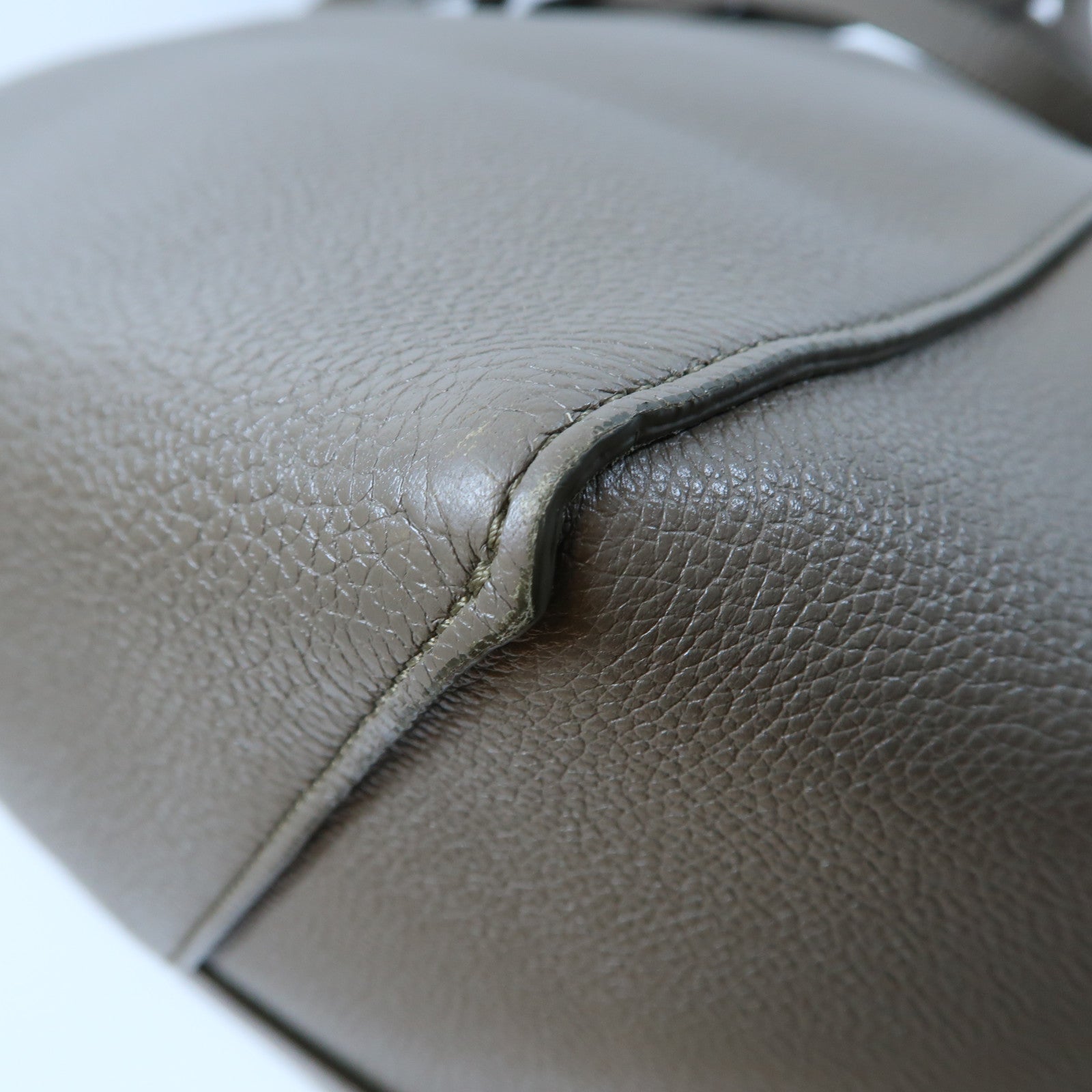 CELINE 牛皮皮革Small Cabas Phantom金扣手挽袋灰色