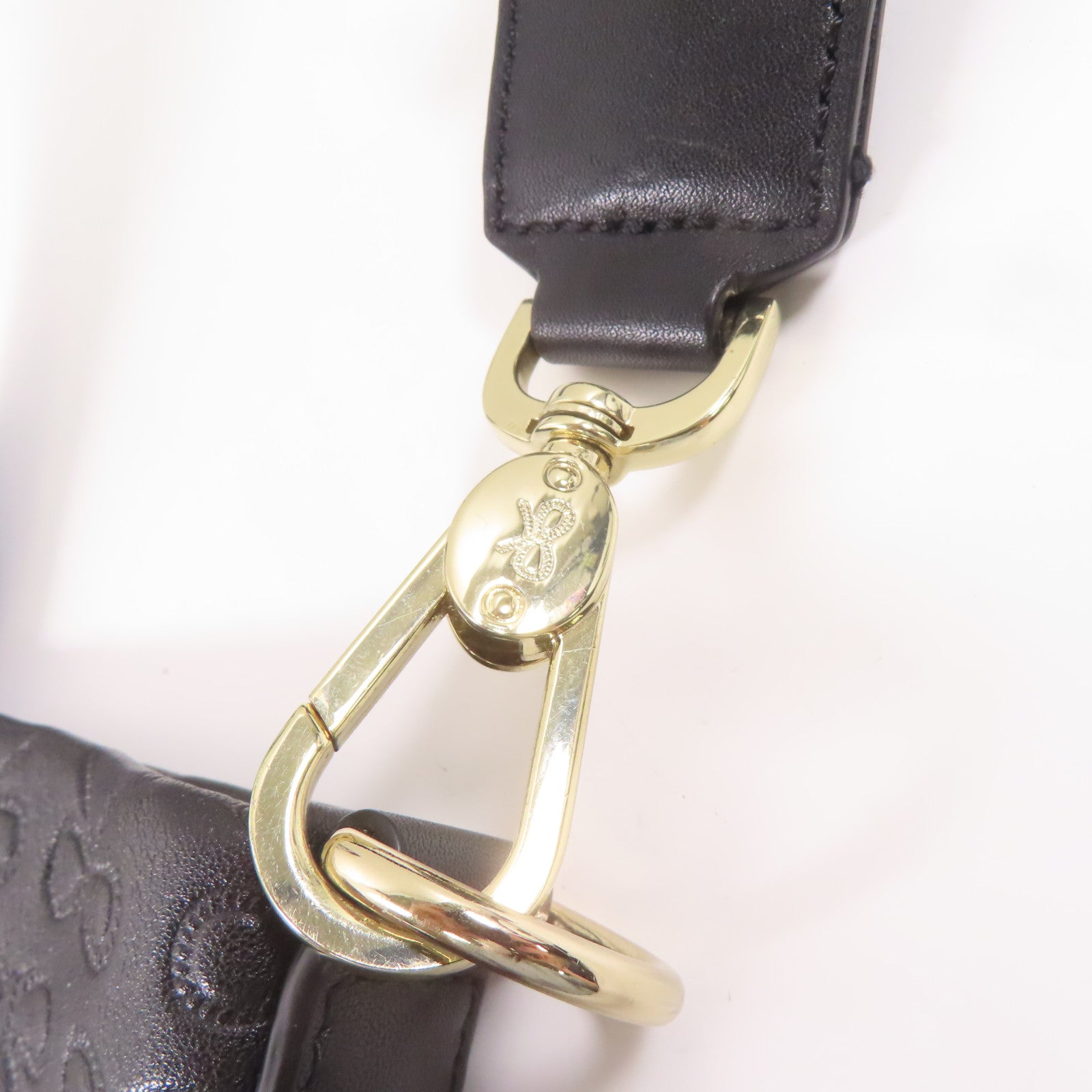 ANYA HINDMARCH 牛皮皮革Hand Bag手挽肩背兩用袋黑色