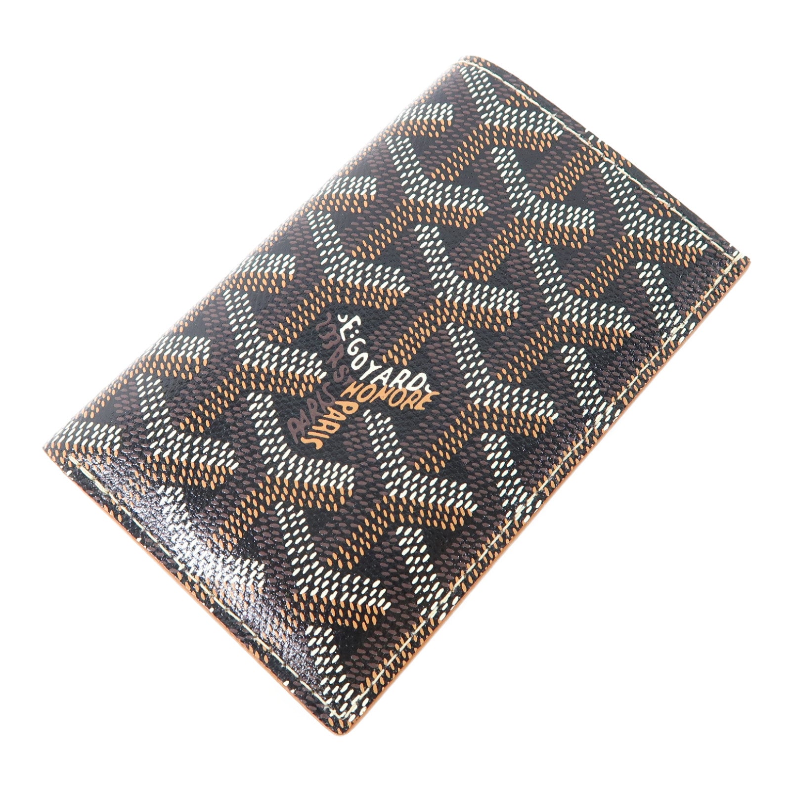 GOYARD 塗層帆布ST Pierre Card Case卡片套黑色/啡色