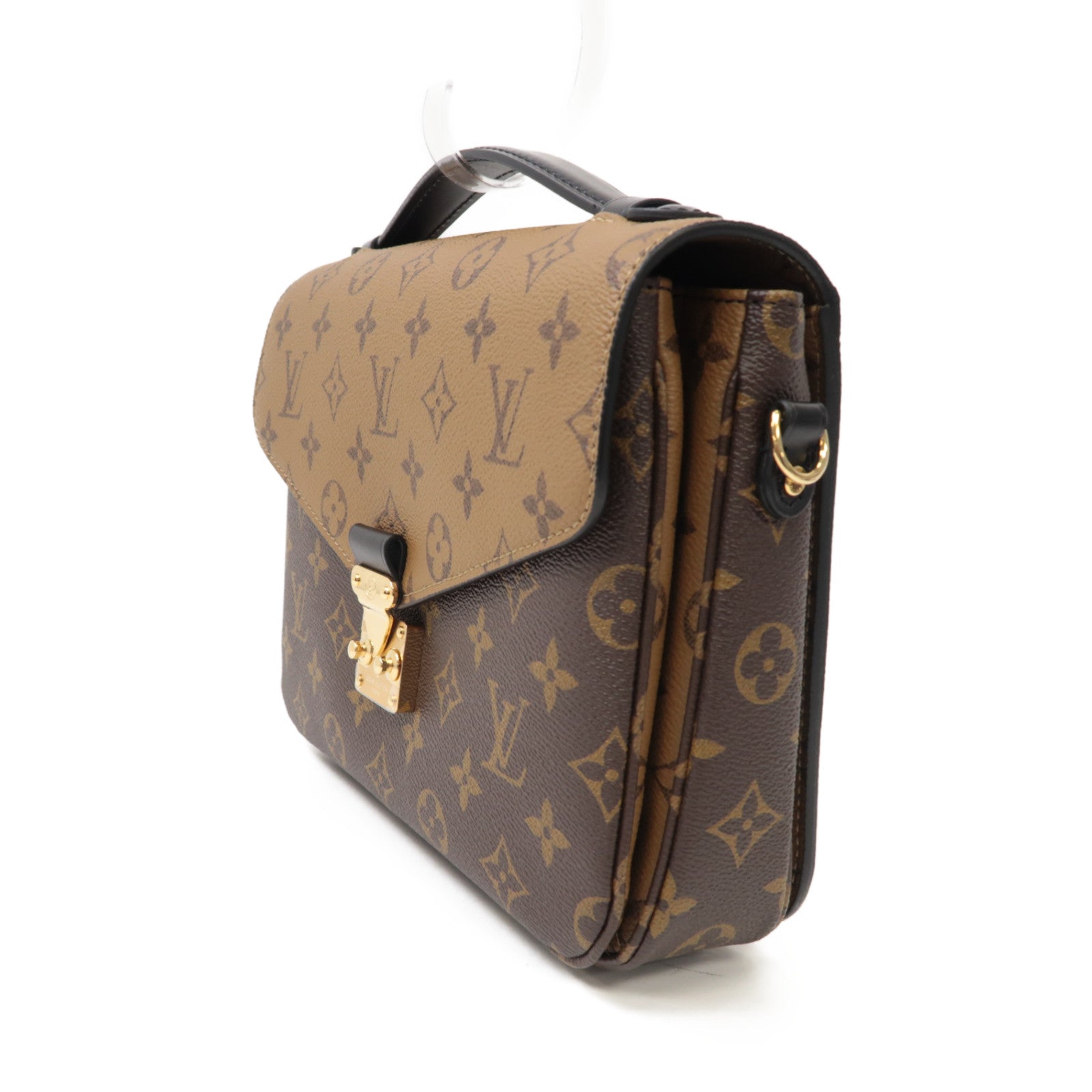 LOUIS VUITTON LV Pochette Metis 2 Way Shoulder Bag M44876 Monogram Reverse Brown