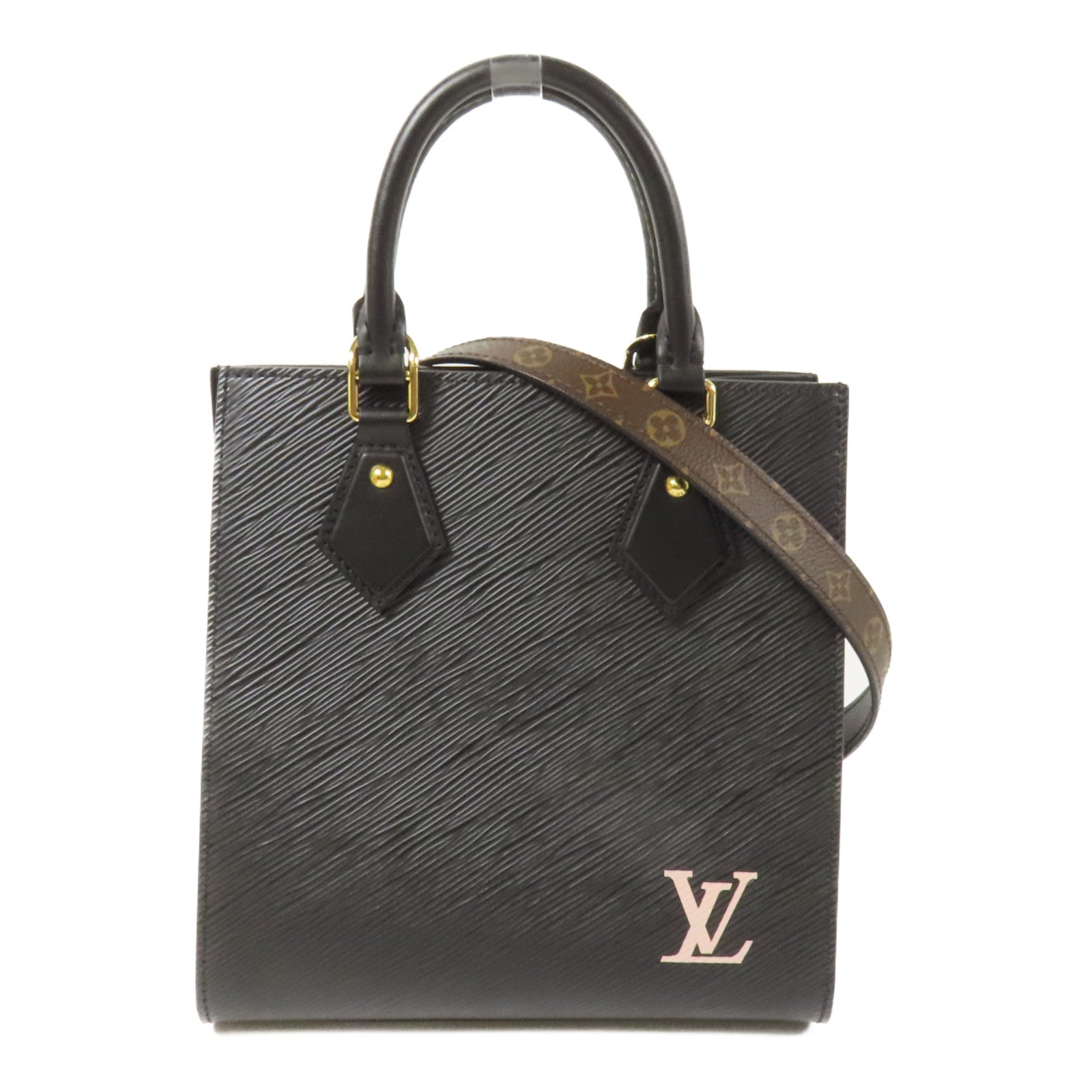 LOUIS VUITTON Epi Sac Plat BB金扣手挽肩背兩用袋