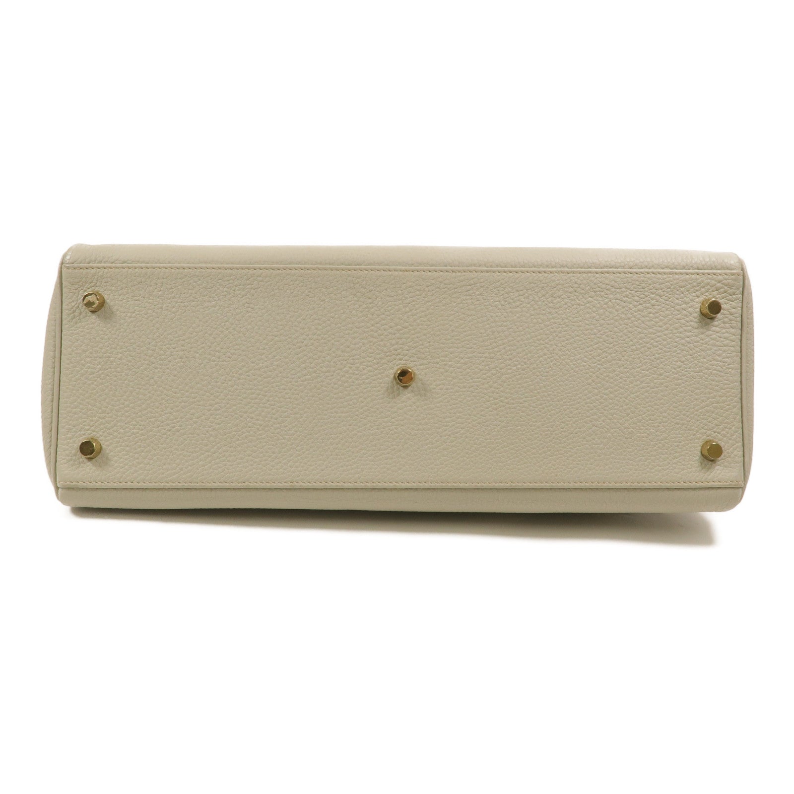 HERMES Togo皮革Shoulder Kelly肩背袋Gris Perle