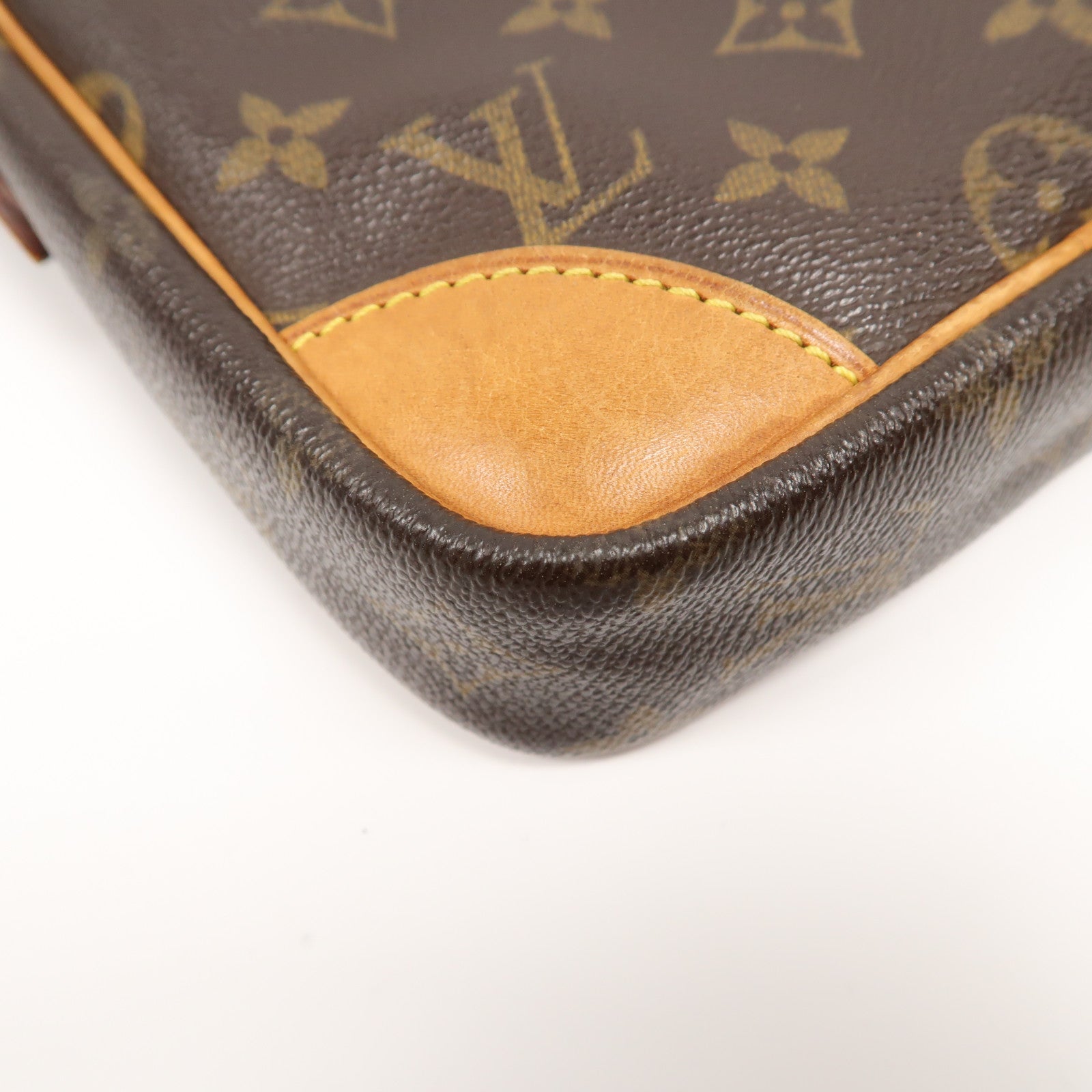 LOUIS VUITTON Monogram Danube金扣肩背袋啡色