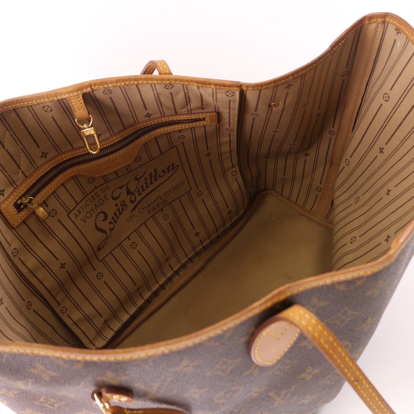 LOUIS VUITTON Monogram Neverfull GM Tote Bag金扣肩背袋