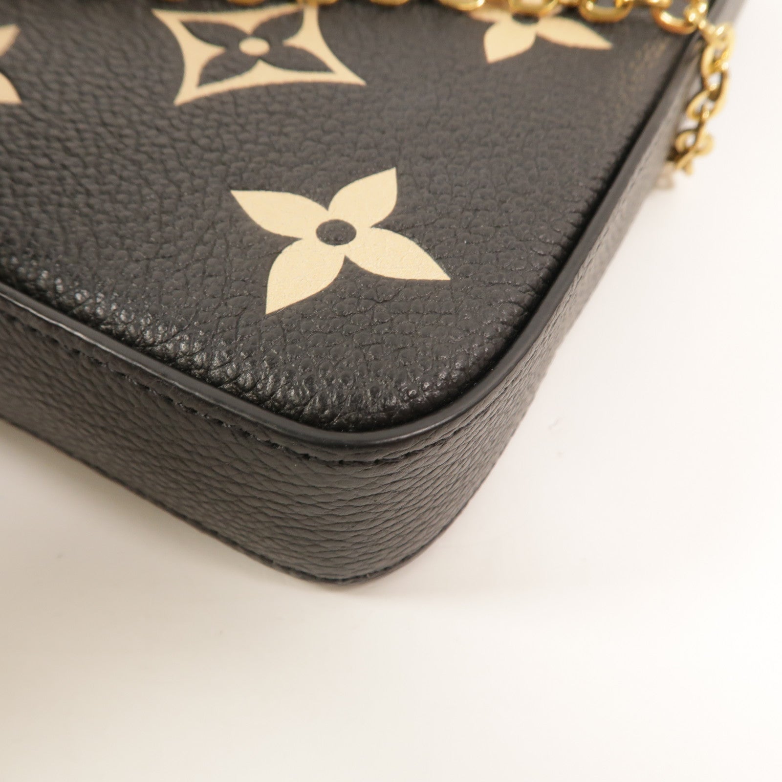 LOUIS VUITTON Monogram Empreinte Pochette Felicie鏈帶肩背袋