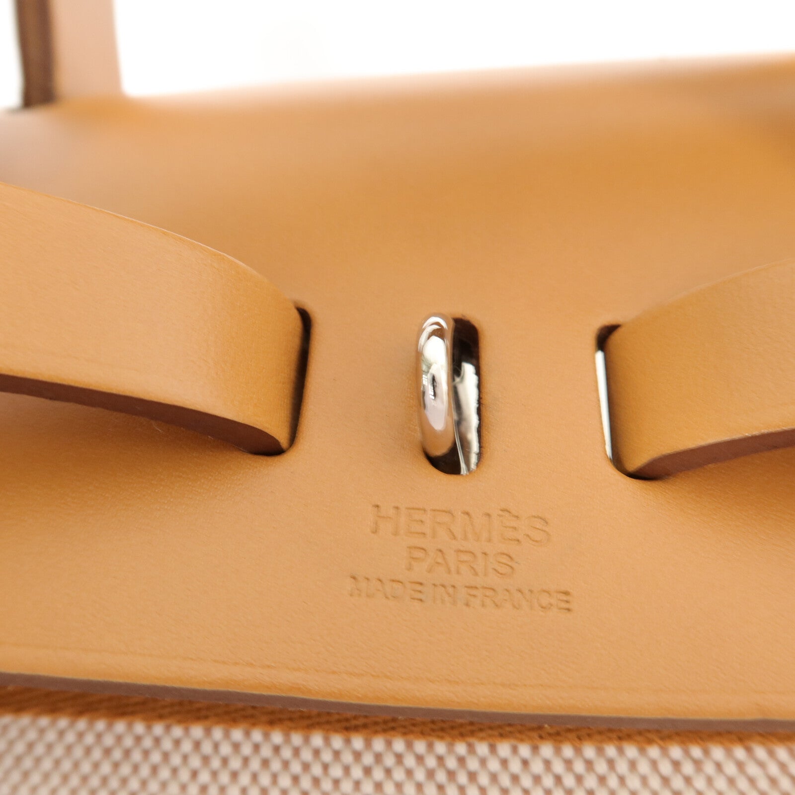 HERMES 帆布Herbag a dos Zip Retourne Backpack背包