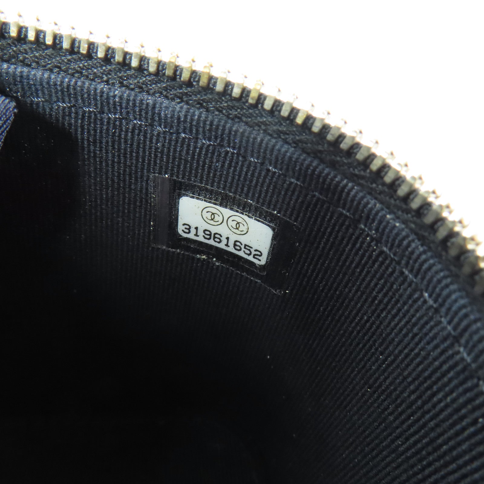 CHANEL CC GHW Mini Vanity Case Shoulder Bag Lambskin Leather Black