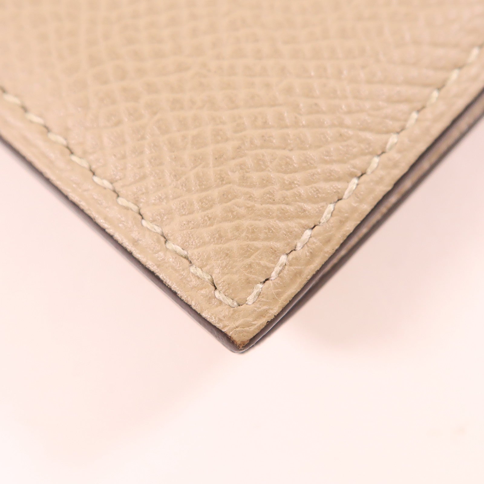 HERMES Epsom皮革Bearn Wallet銀扣長錢包Trench