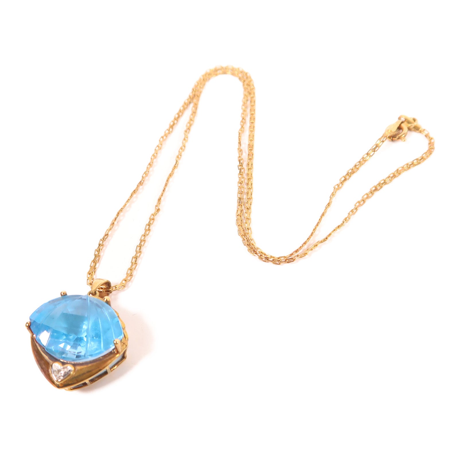 JEWELRY 【激減優惠】14K黃金/托帕石 Topaz Necklace項鍊