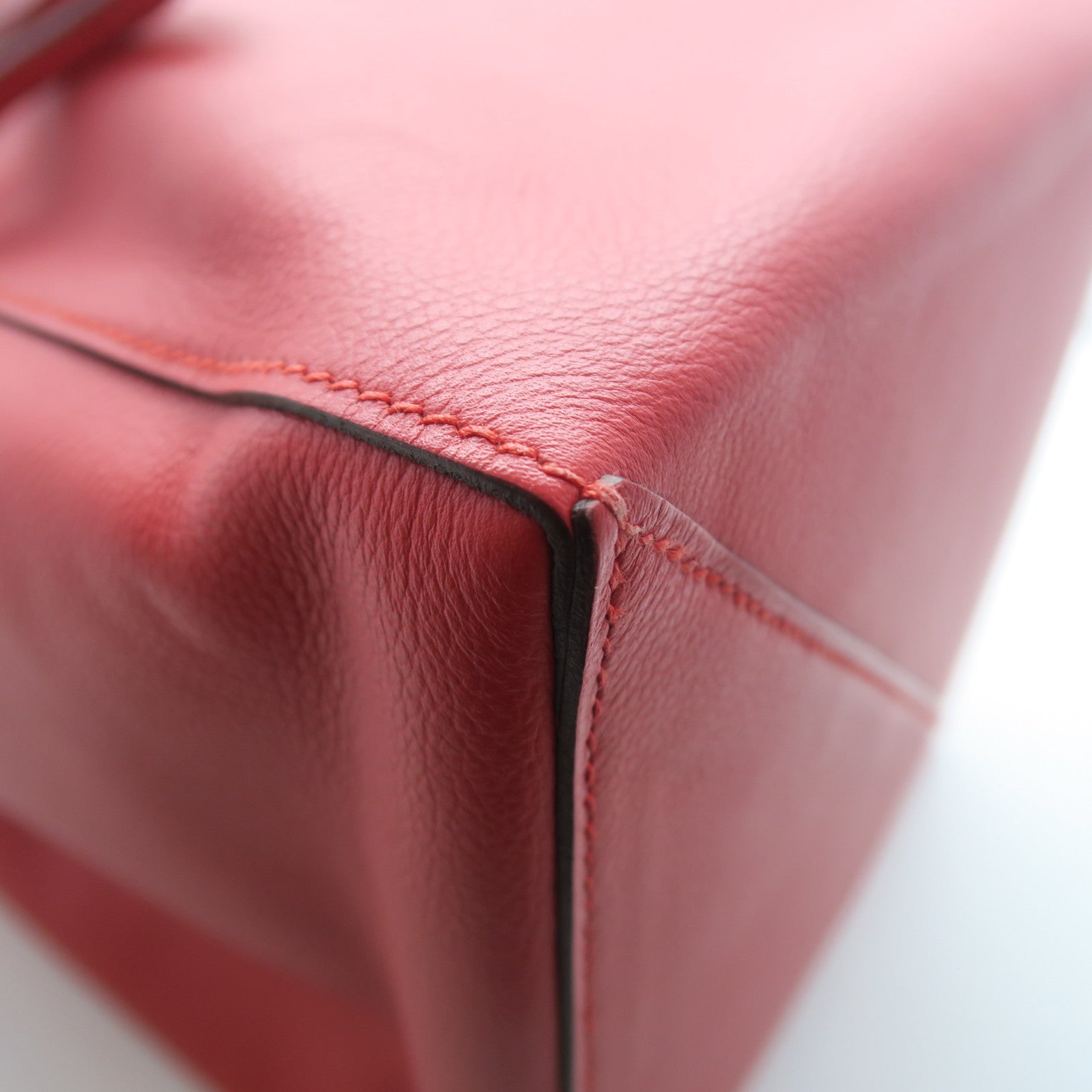 HERMES 【激減優惠】Swift皮革Sac Licol 17銀扣肩背袋紅色
