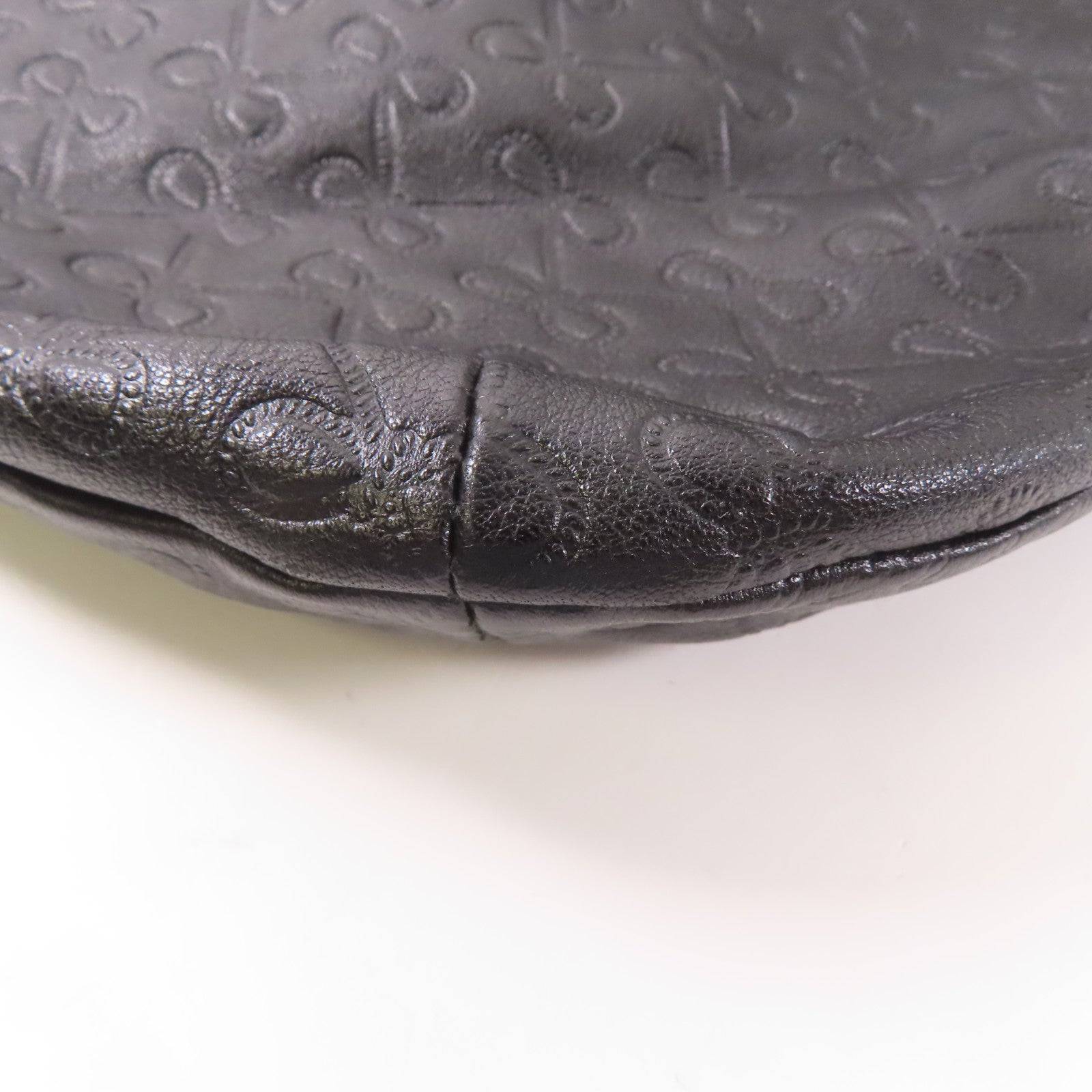 ANYA HINDMARCH 牛皮皮革Hand Bag手挽肩背兩用袋黑色