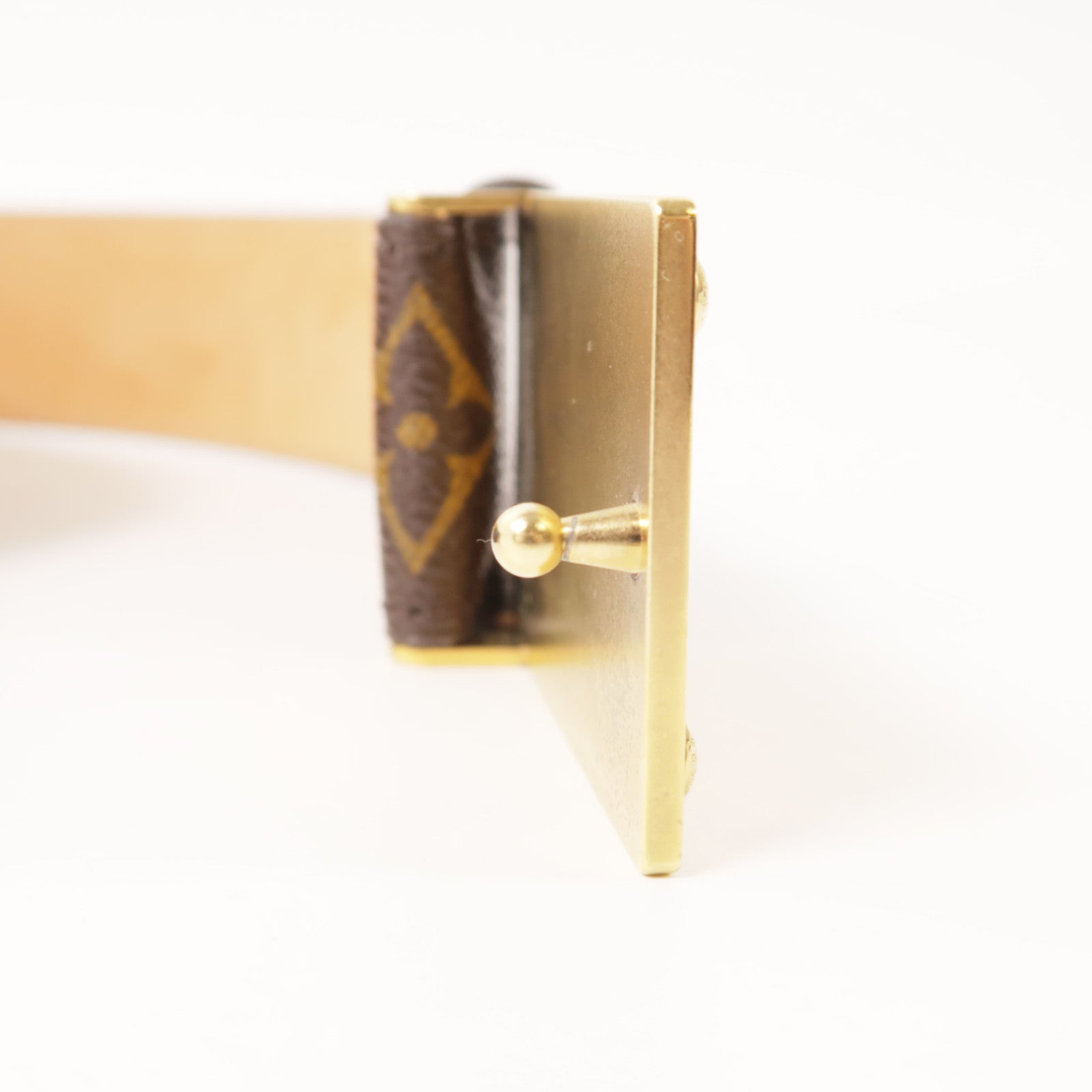LOUIS VUITTON Monogram Ceinture Belt金扣皮帶