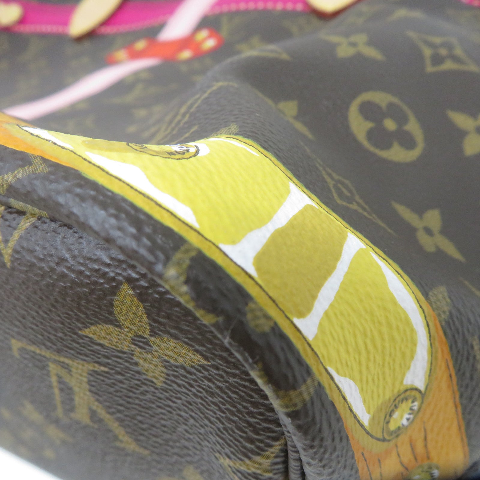 LOUIS VUITTON Monogram Summer Trunk Neverfull MM金扣肩背袋啡色