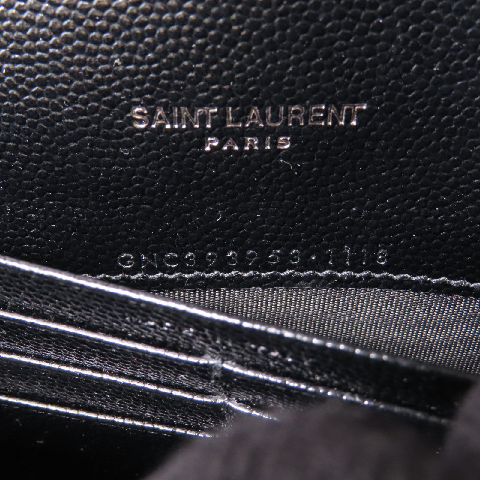 YVES SAINT LAURENT 牛皮皮革Chain Shoulder鏈帶肩背袋