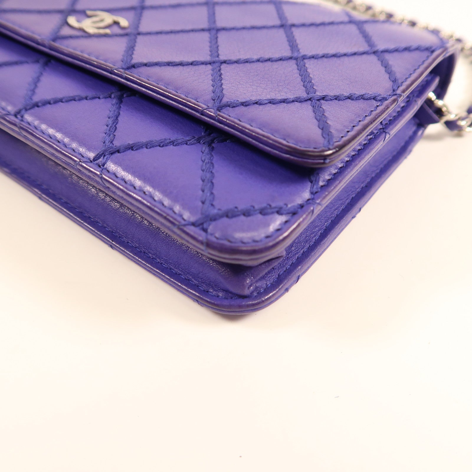 CHANEL 牛皮皮革Wallet On Chain鏈帶肩背袋