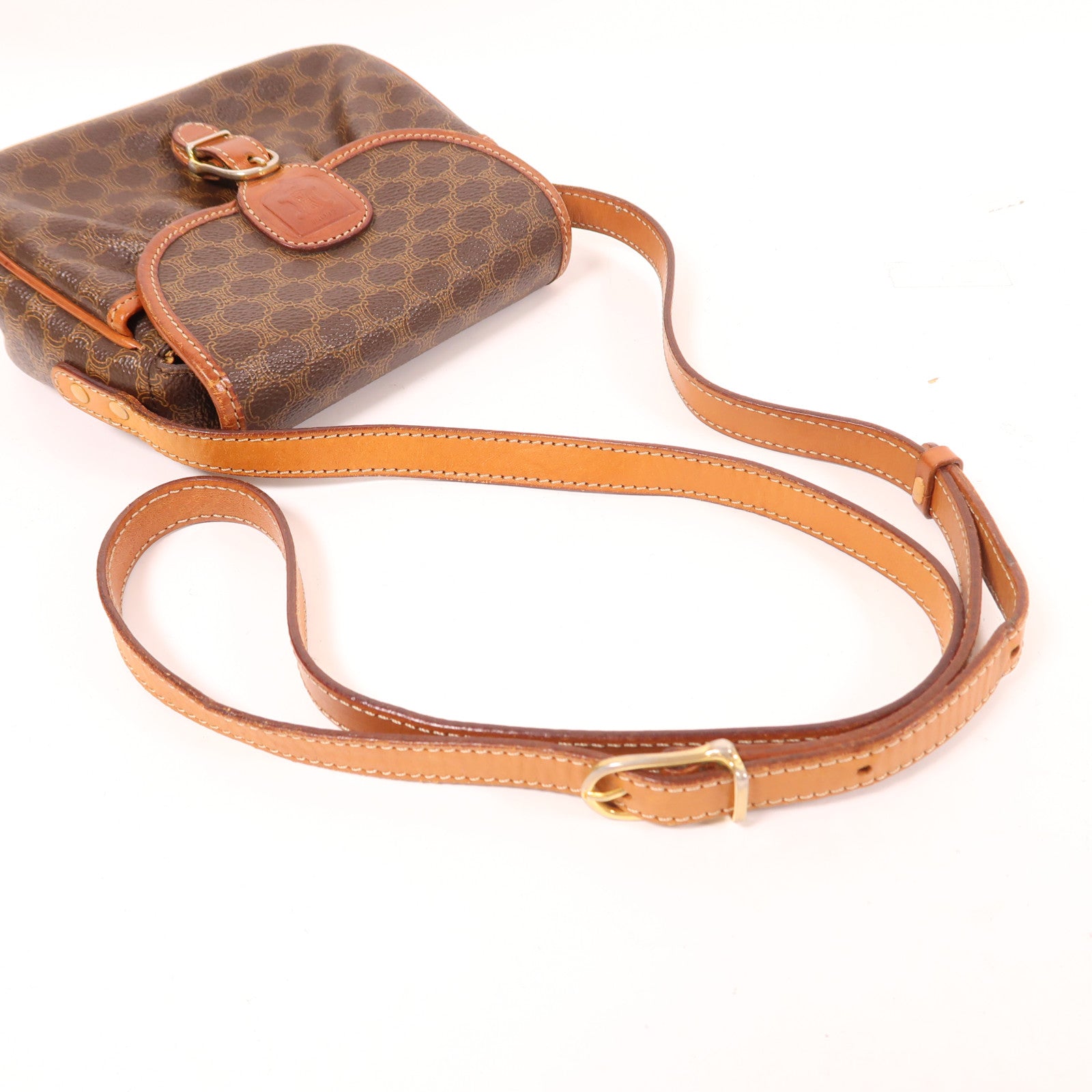 CELINE 塗層帆布Shoulder Bag肩背袋