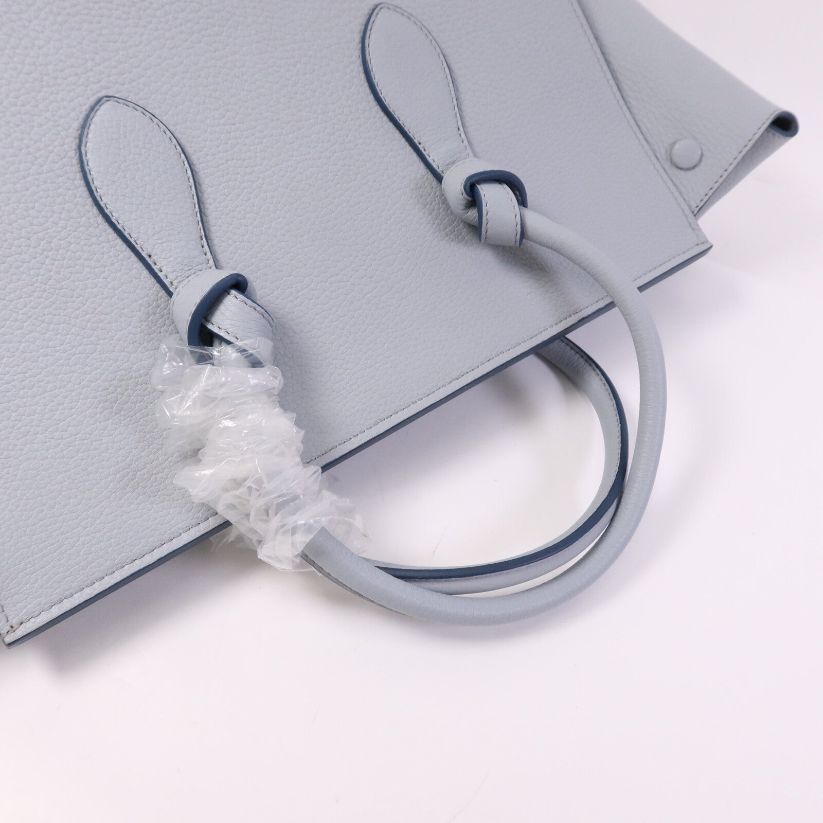 CELINE 牛皮皮革Small Tie Tote Bag 金扣手挽袋