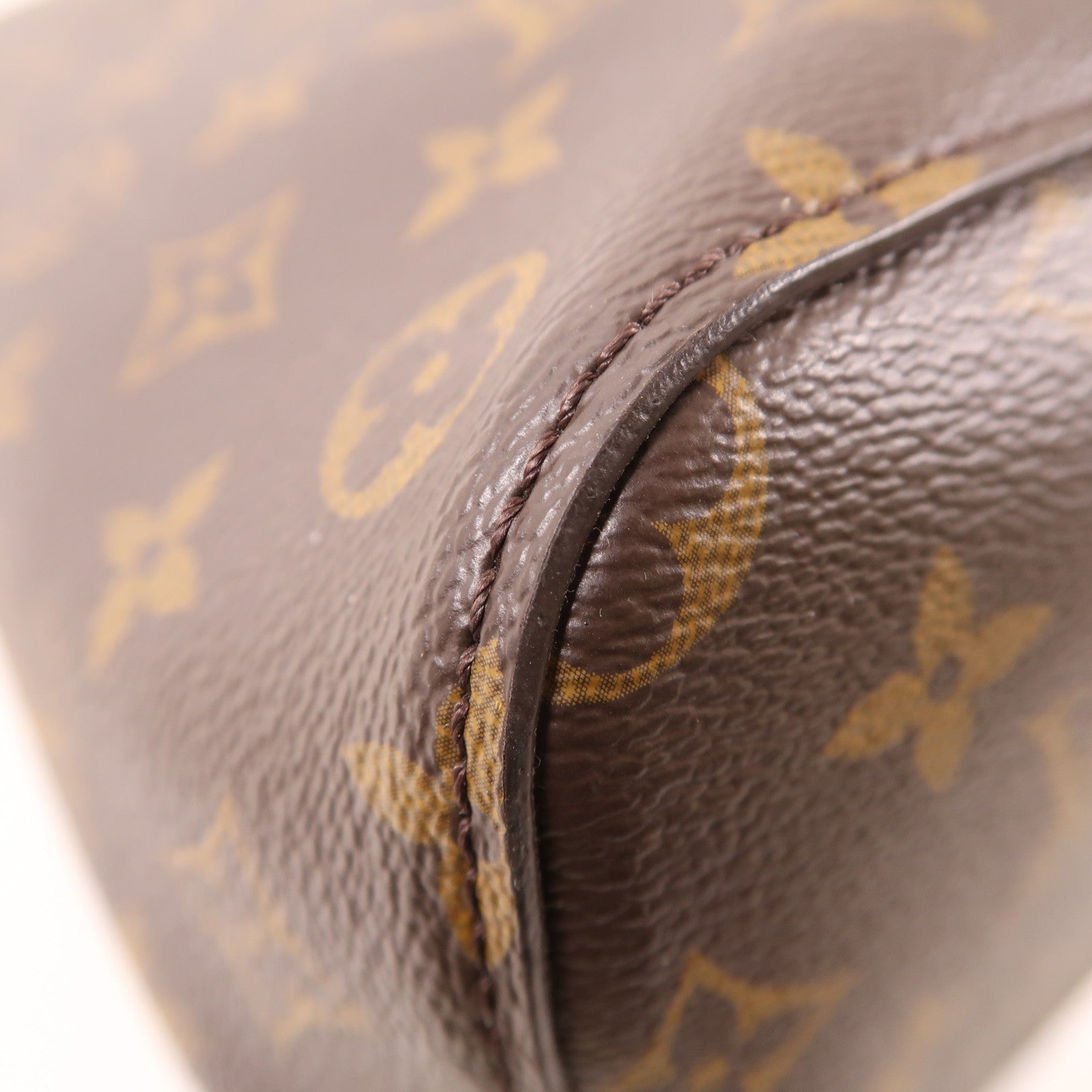 LOUIS VUITTON Monogram NeoNoe MM金扣肩背袋棕色/粉紅色
