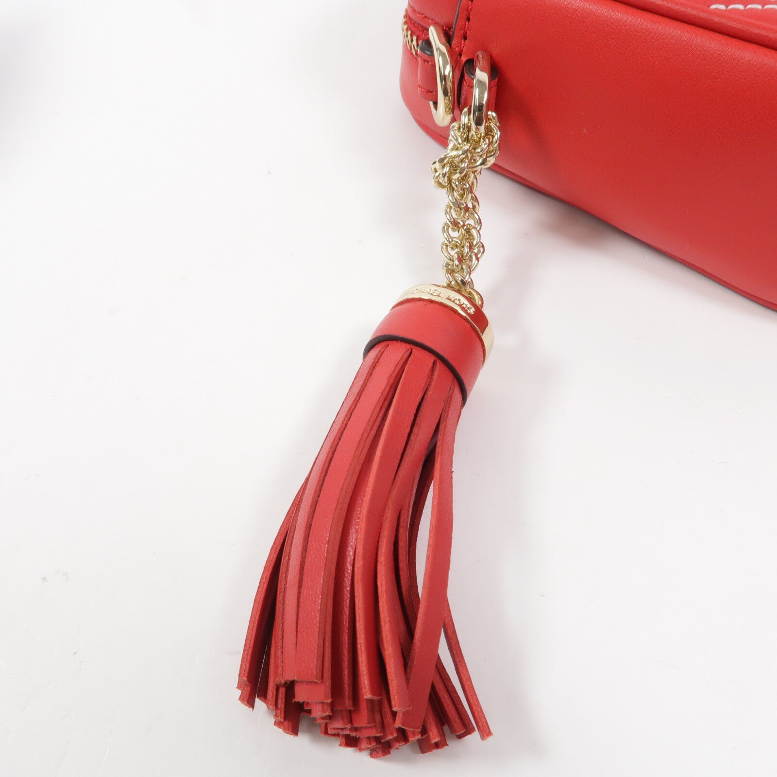 Michael Kors 牛皮皮革Ginny Leather Crossbody Bag肩背袋