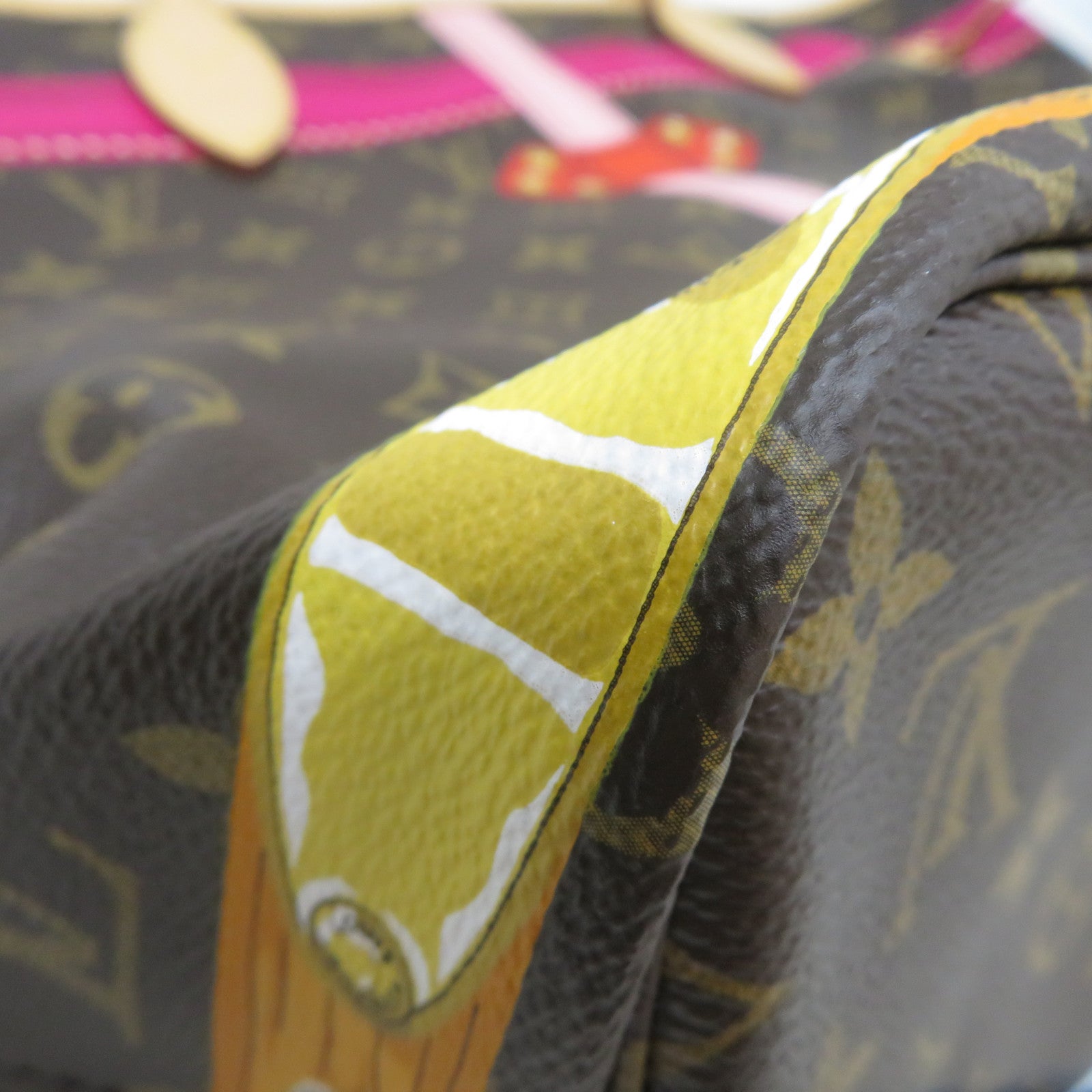 LOUIS VUITTON Monogram Summer Trunk Neverfull MM金扣肩背袋啡色