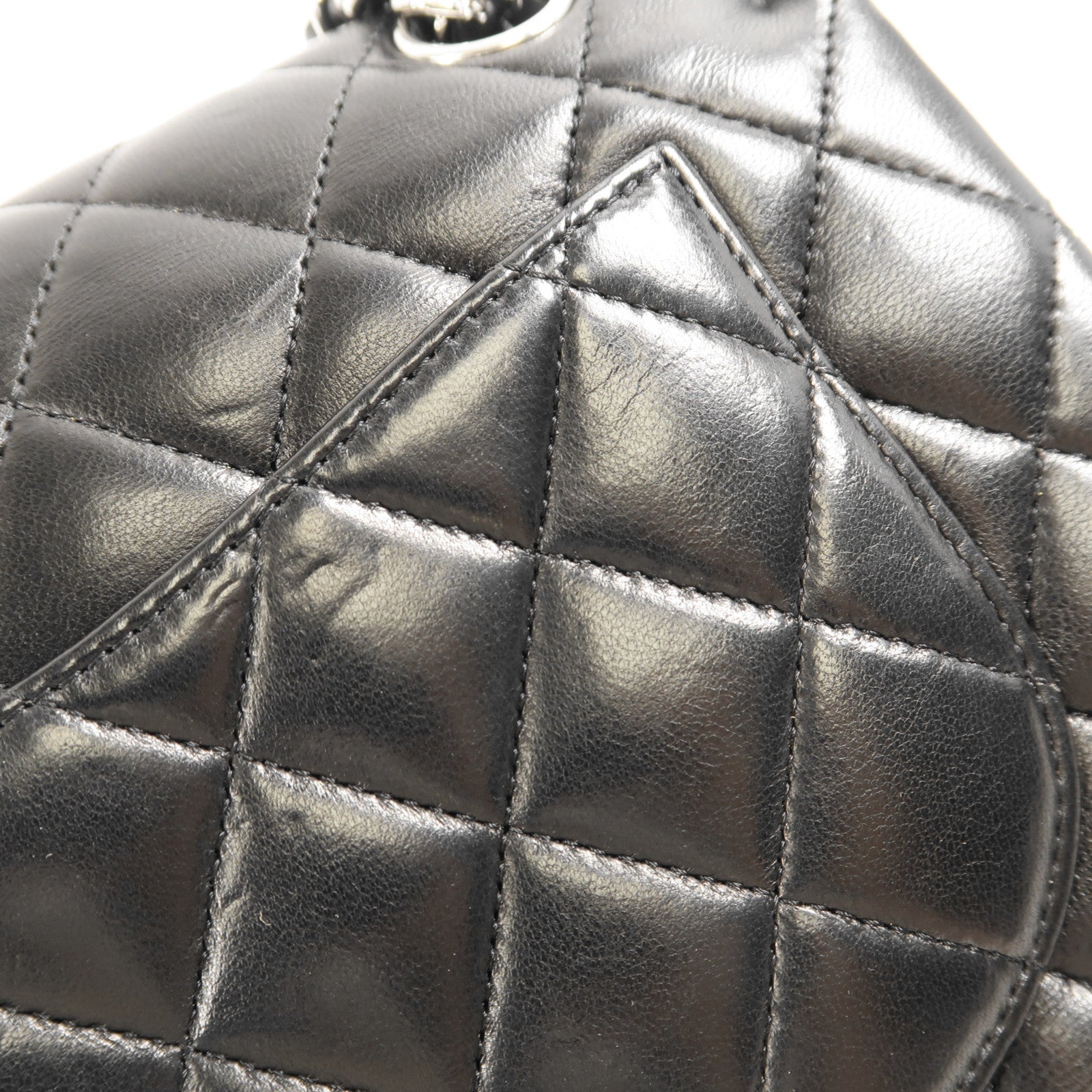 CHANEL 羊皮皮革Classic 23銀扣鏈帶肩背袋