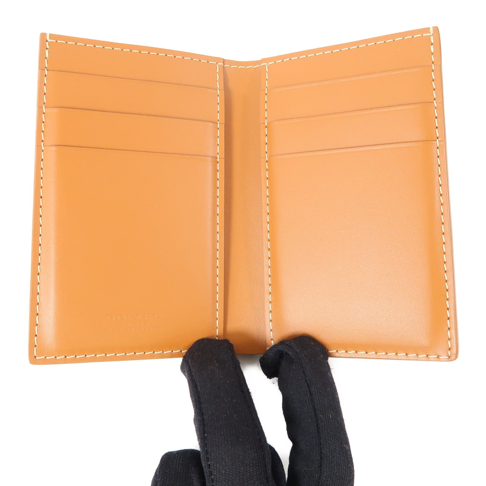 GOYARD 塗層帆布ST Pierre Card Case卡片套黑色/啡色
