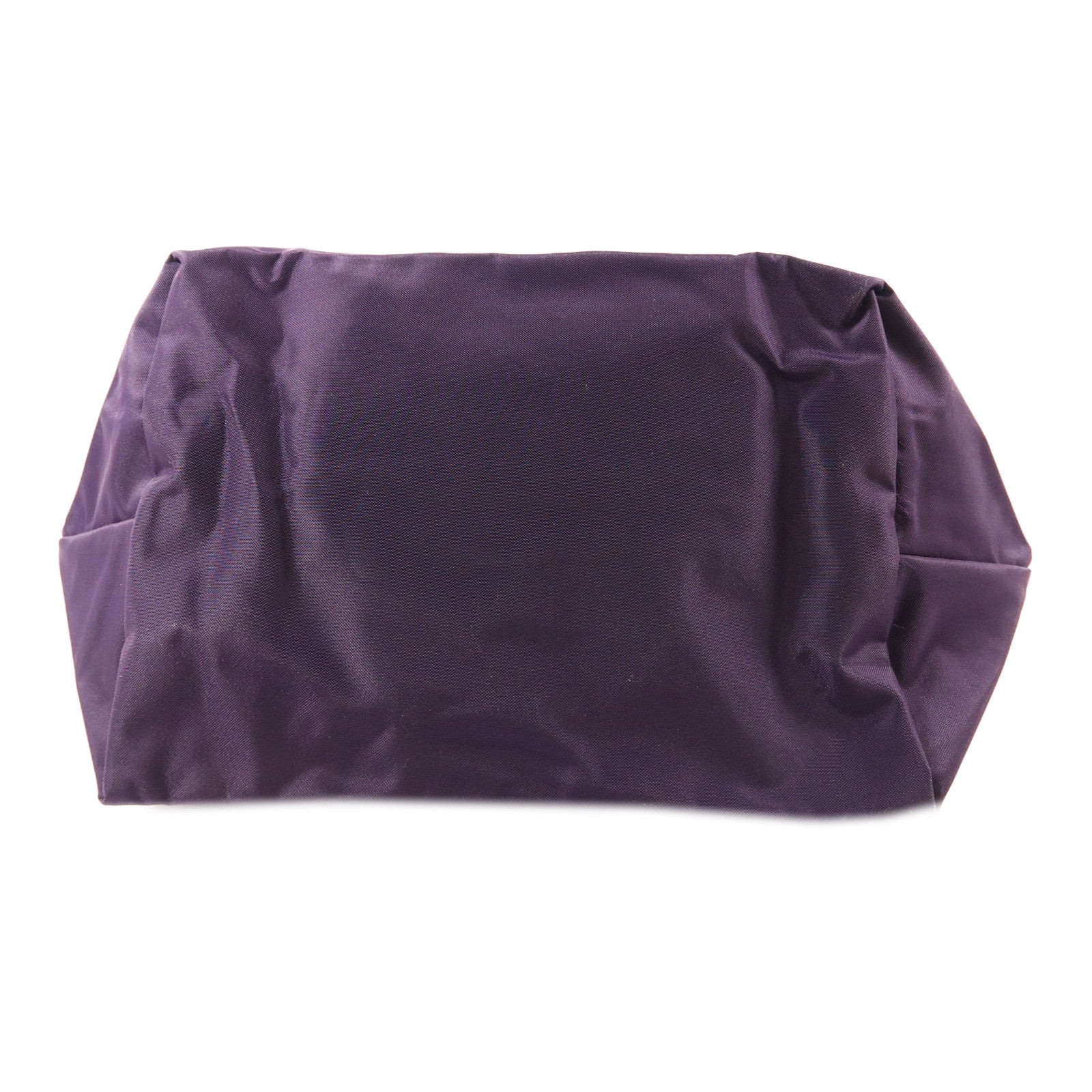 Longchamp 尼龍Handbag金扣手挽袋紫色