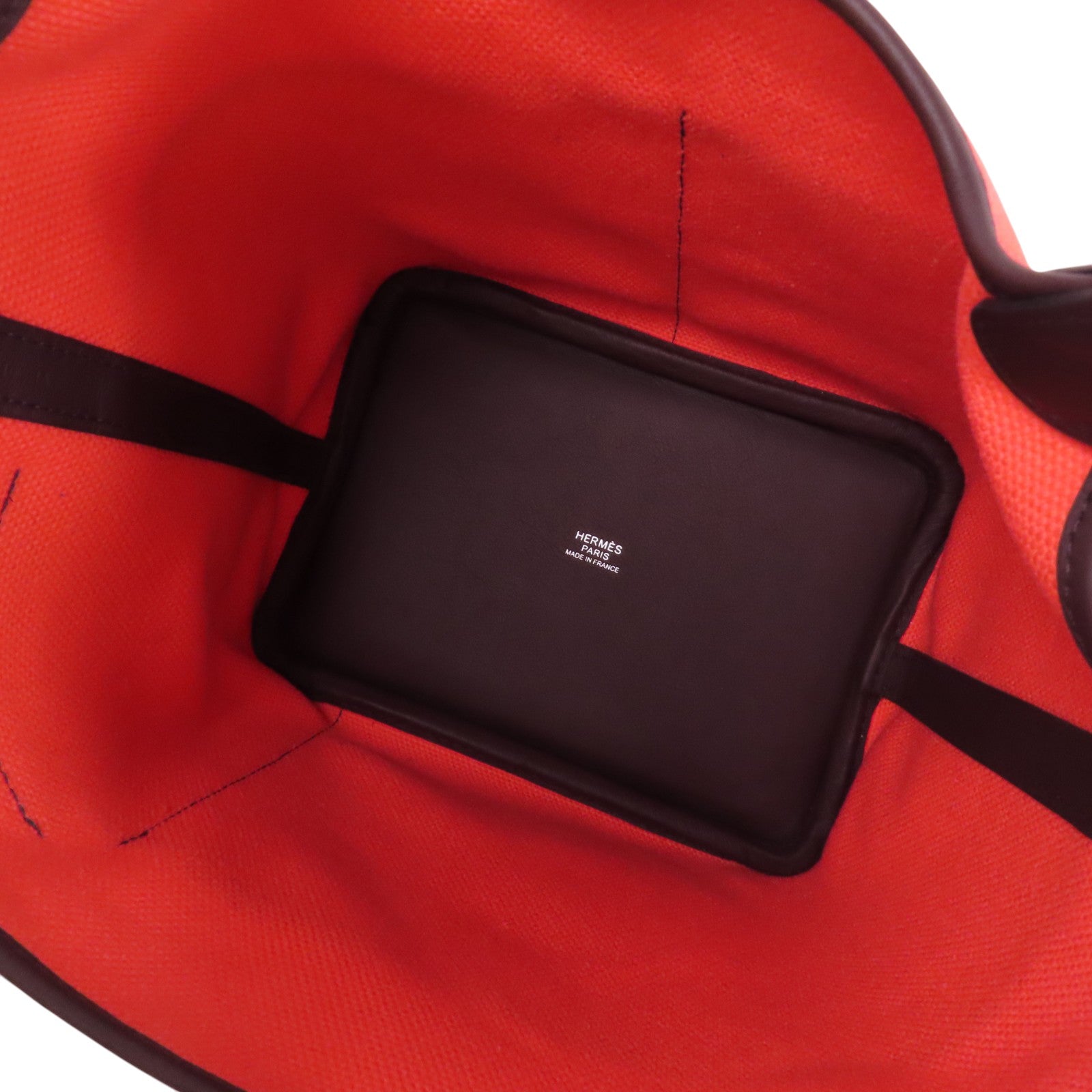 HERMES 帆布Picotin Cargo PM銀扣手挽袋