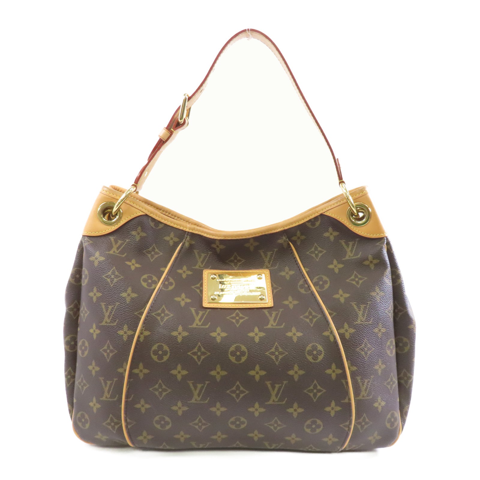 LOUIS VUITTON 【激減優惠】Monogram Galliera PM金扣肩背袋啡色