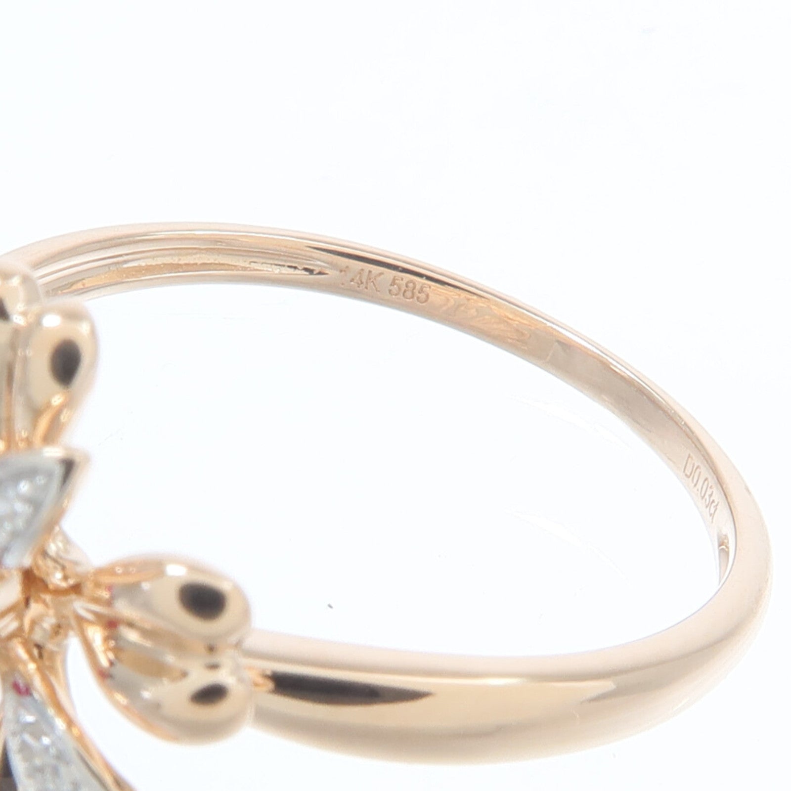 JEWELRY 14K玫瑰金Diamond Ring鑽石戒指