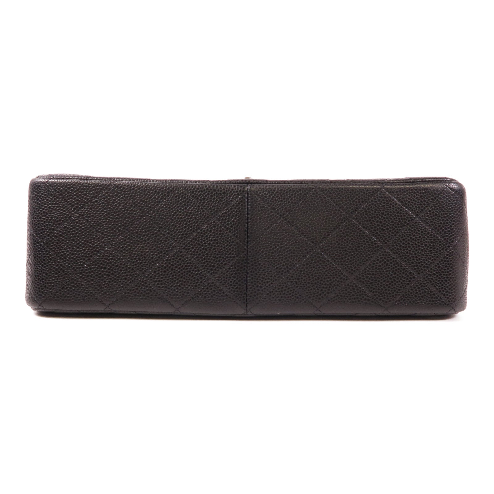 CHANEL CC SHW Large Classic Chain Shoulder Bag Calfskin Leather Black