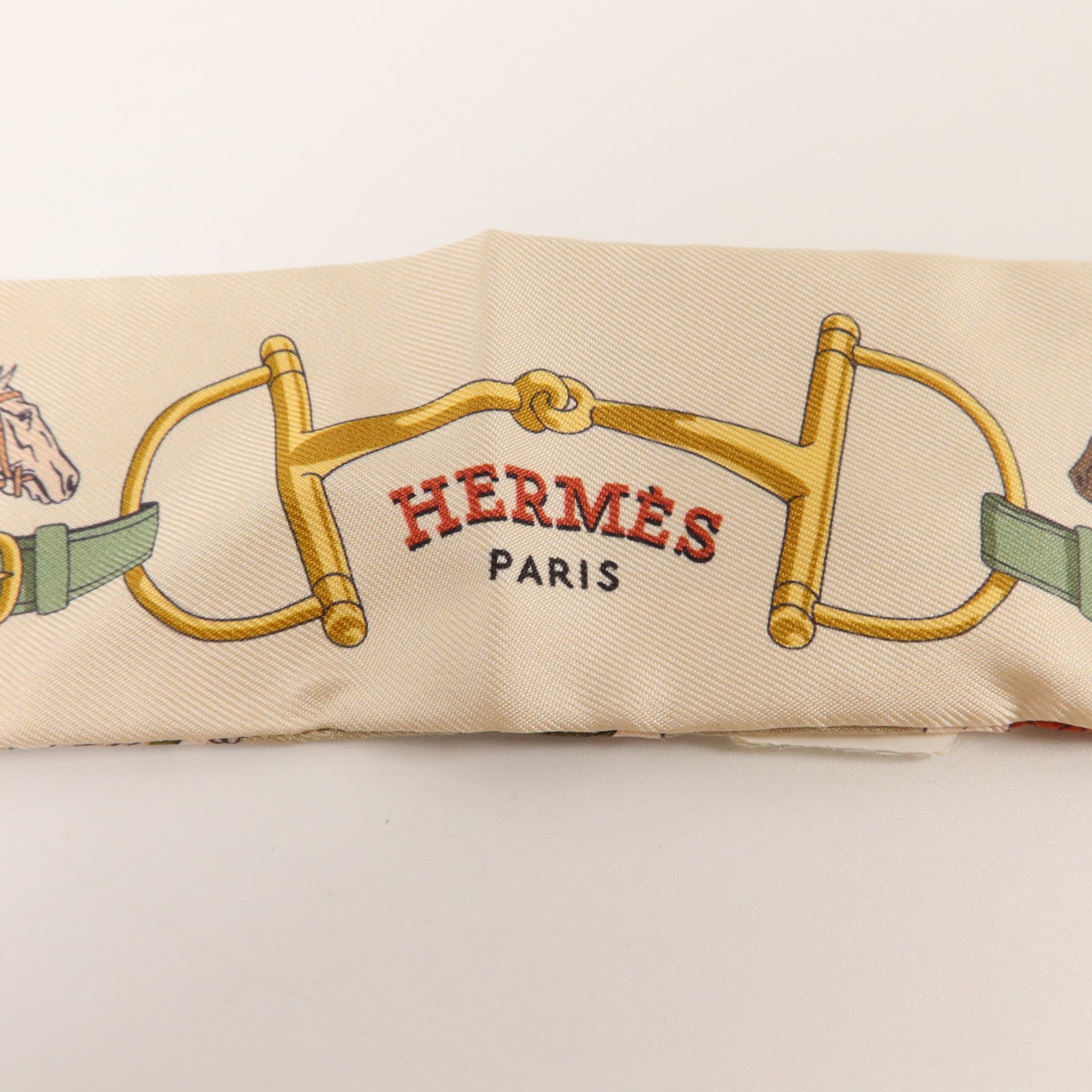 HERMES 絲質Twilly絲巾