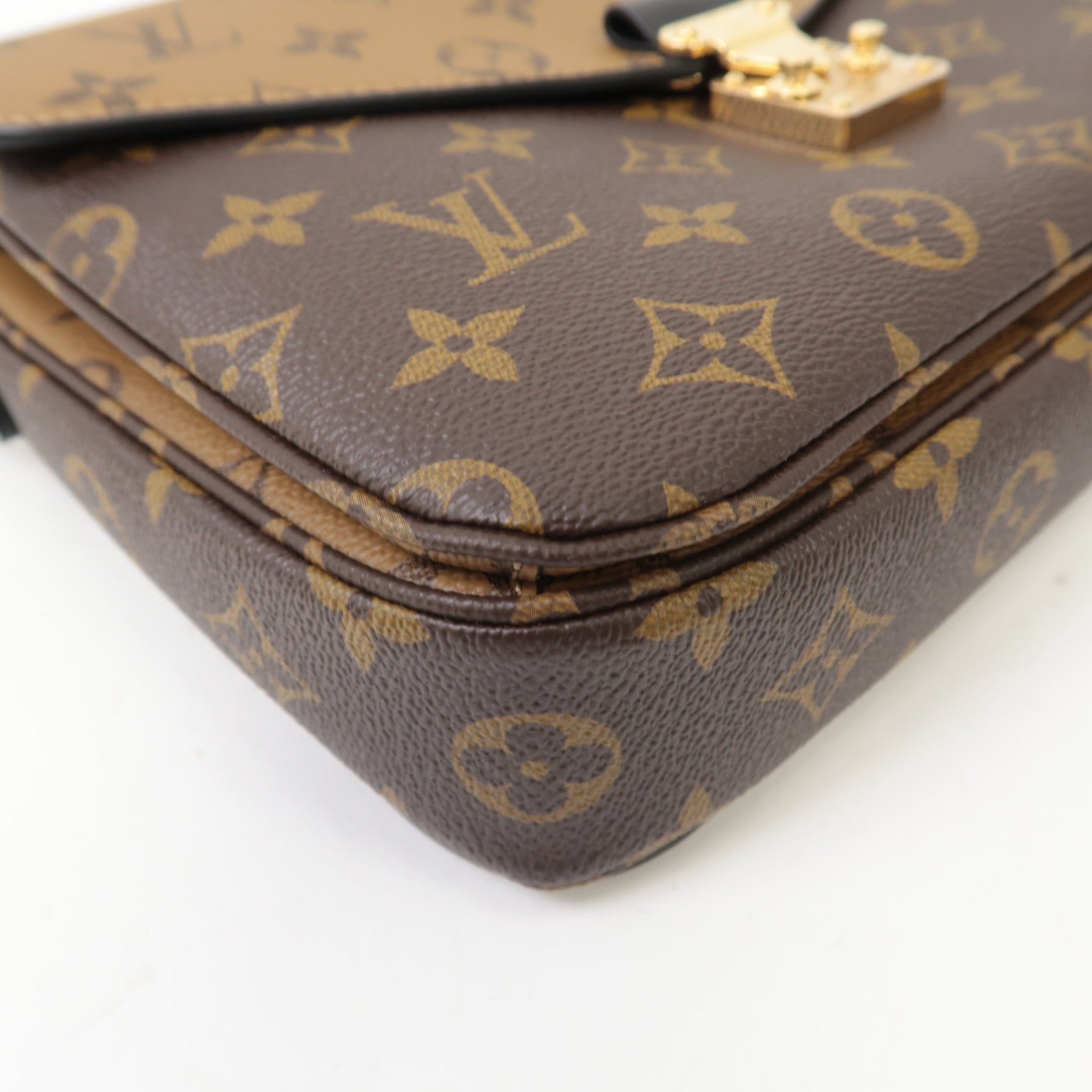 LOUIS VUITTON LV Pochette Metis 2 Way Shoulder Bag M44876 Monogram Reverse Brown