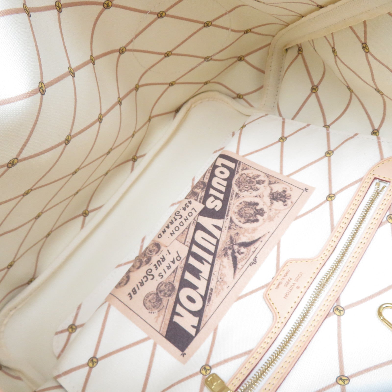LOUIS VUITTON Monogram Summer Trunk Neverfull MM金扣肩背袋啡色