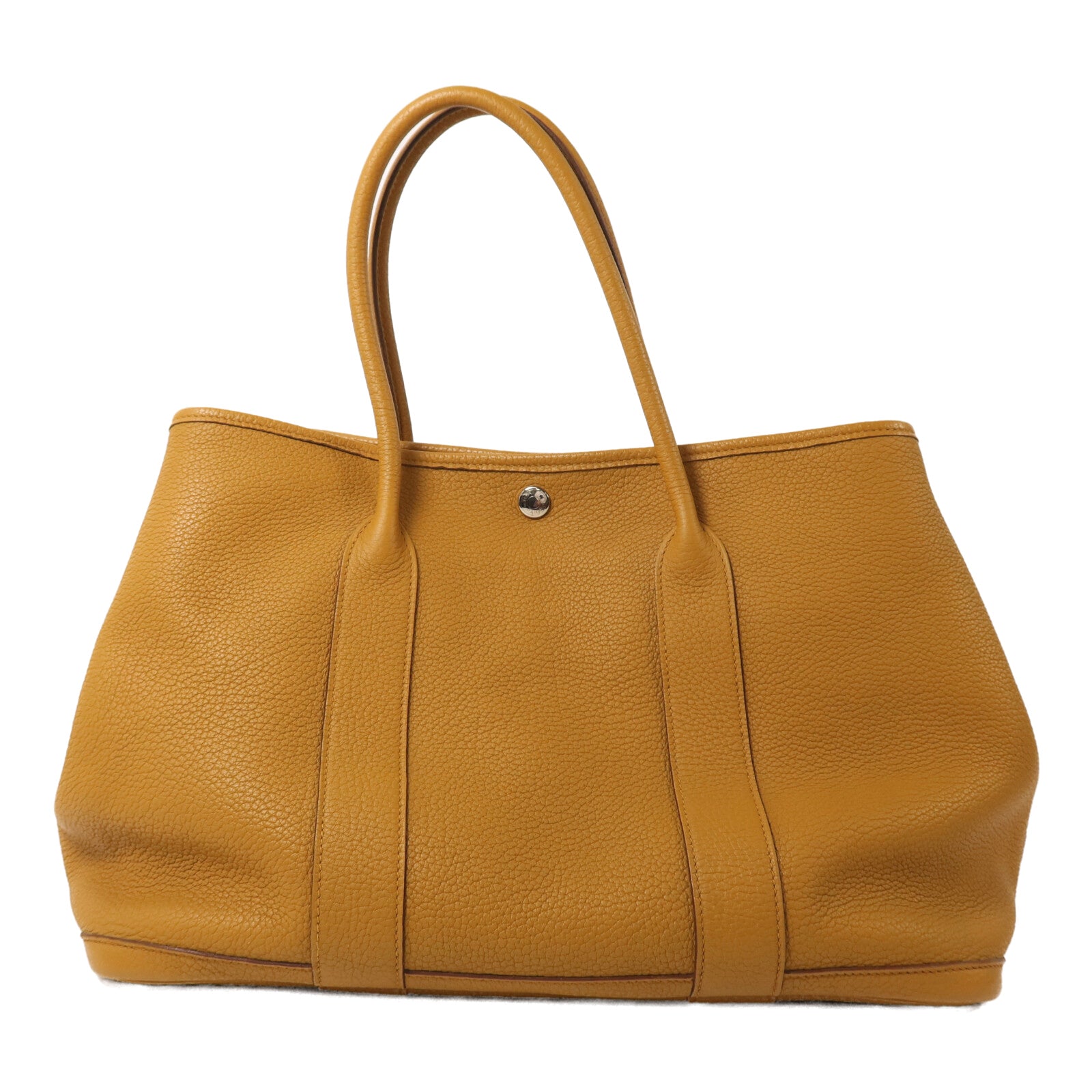 HERMES Negonda皮革Garden Party PM手挽袋Sesame