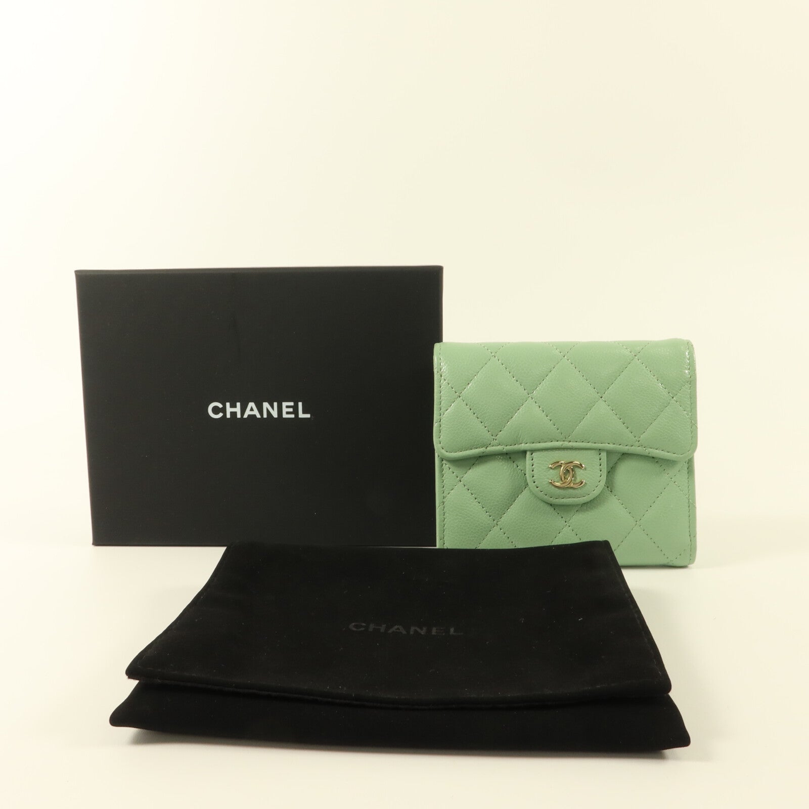 CHANEL 牛皮皮革Classic Small Flap Wallet錢包