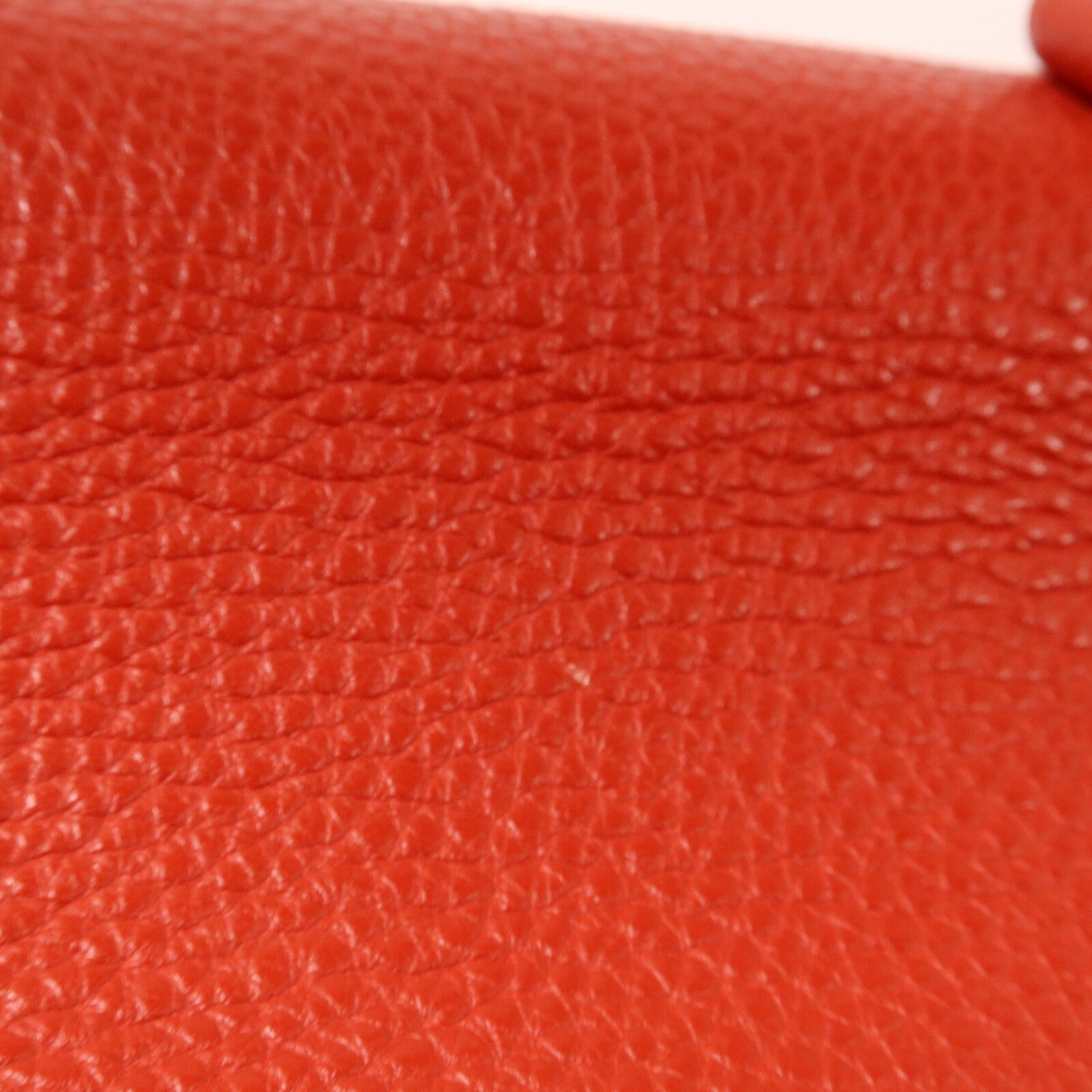 HERMES Clemence皮革Kelly 32手挽肩背兩用袋Rouge H