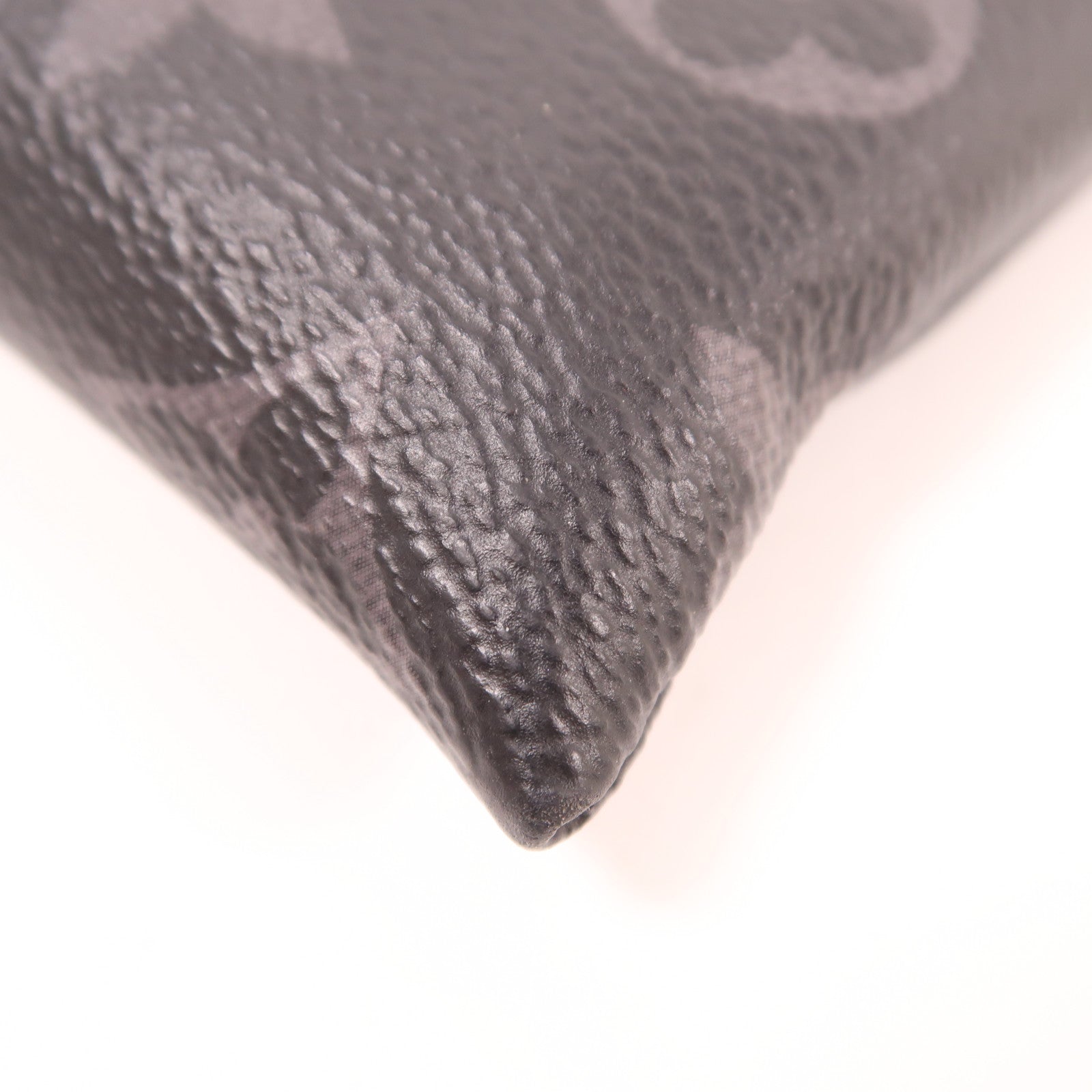LOUIS VUITTON Monogram Eclipse Discovery Pochette銀扣手拿包