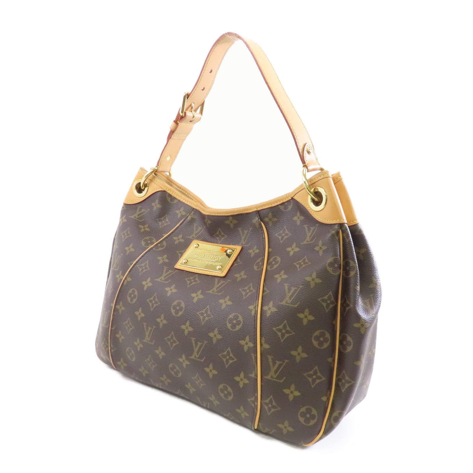 LOUIS VUITTON 【激減優惠】Monogram Galliera PM金扣肩背袋啡色