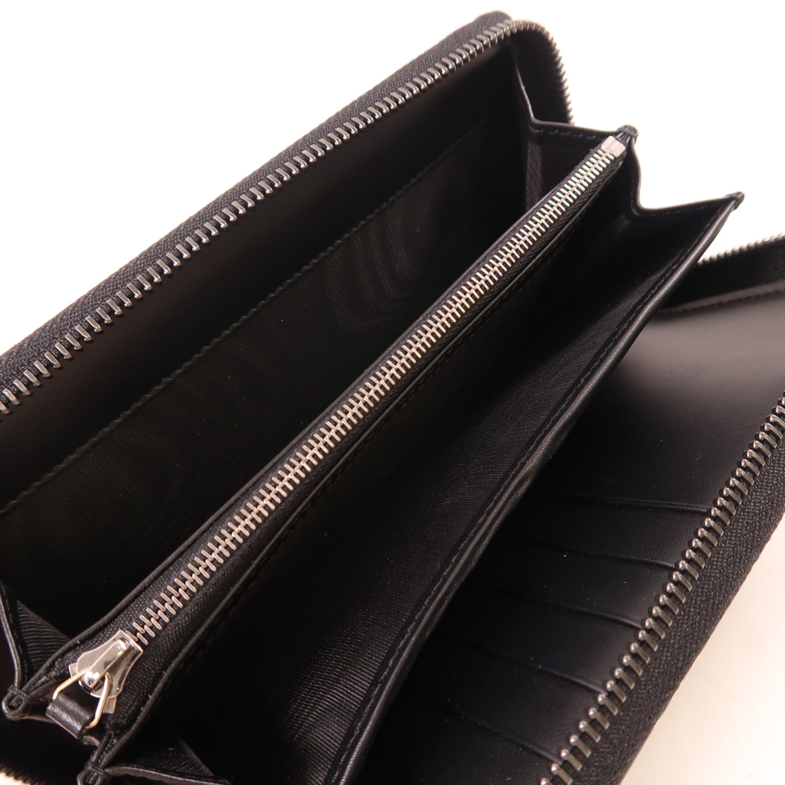 GUCCI 牛皮皮革Long Wallet銀扣長錢包