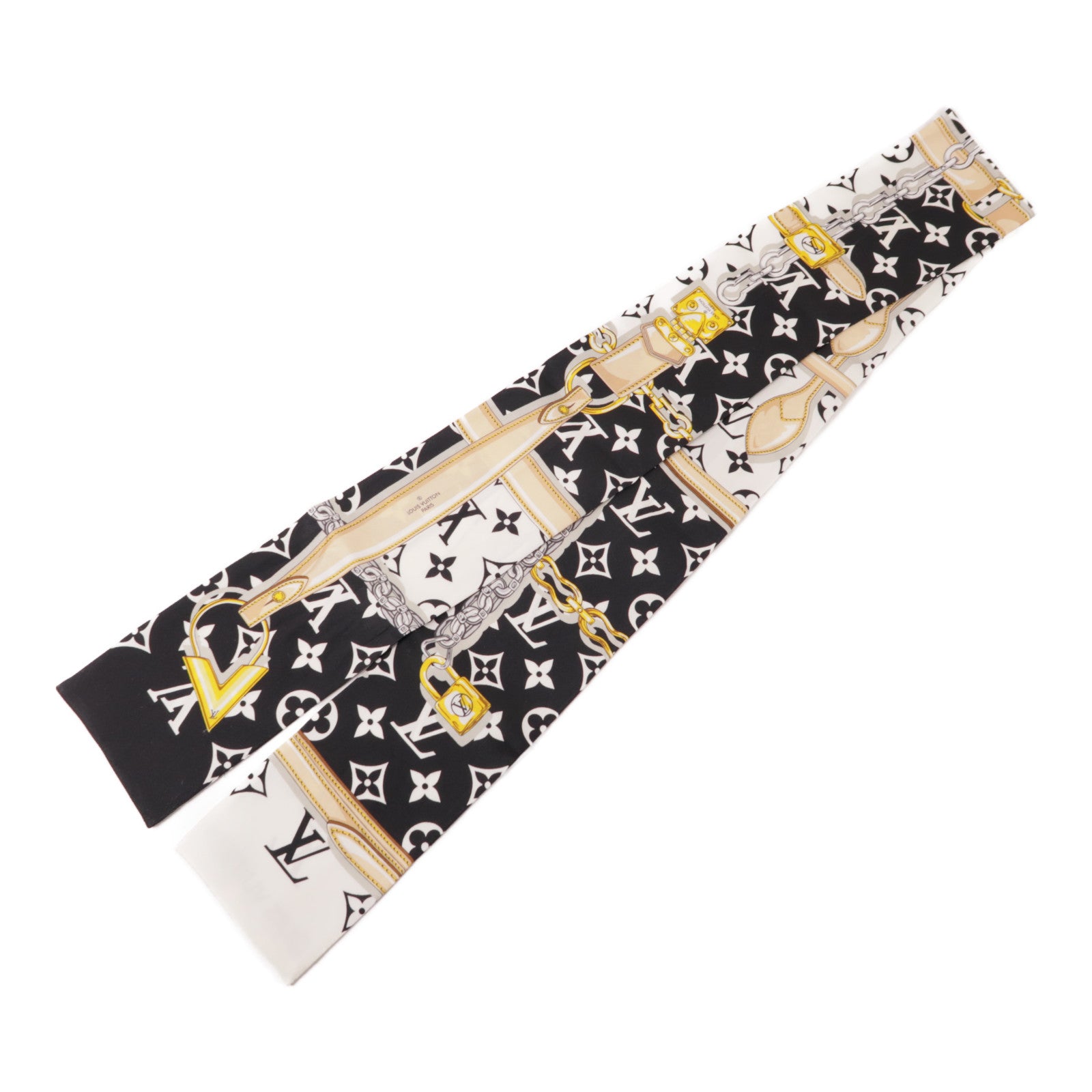 LOUIS VUITTON 絲質Monogram Confidential Bandeau Scarf絲巾