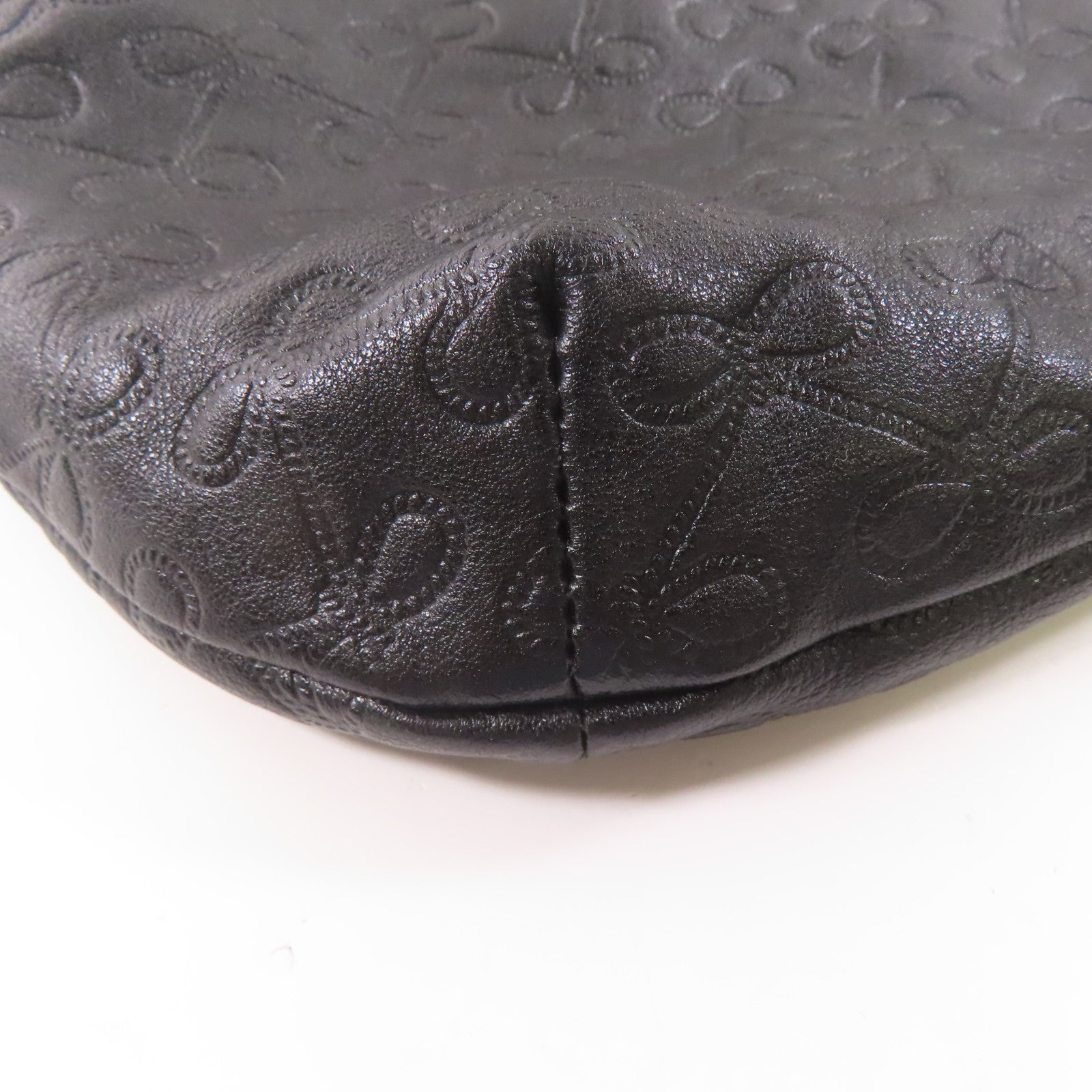 ANYA HINDMARCH 牛皮皮革Hand Bag手挽肩背兩用袋黑色