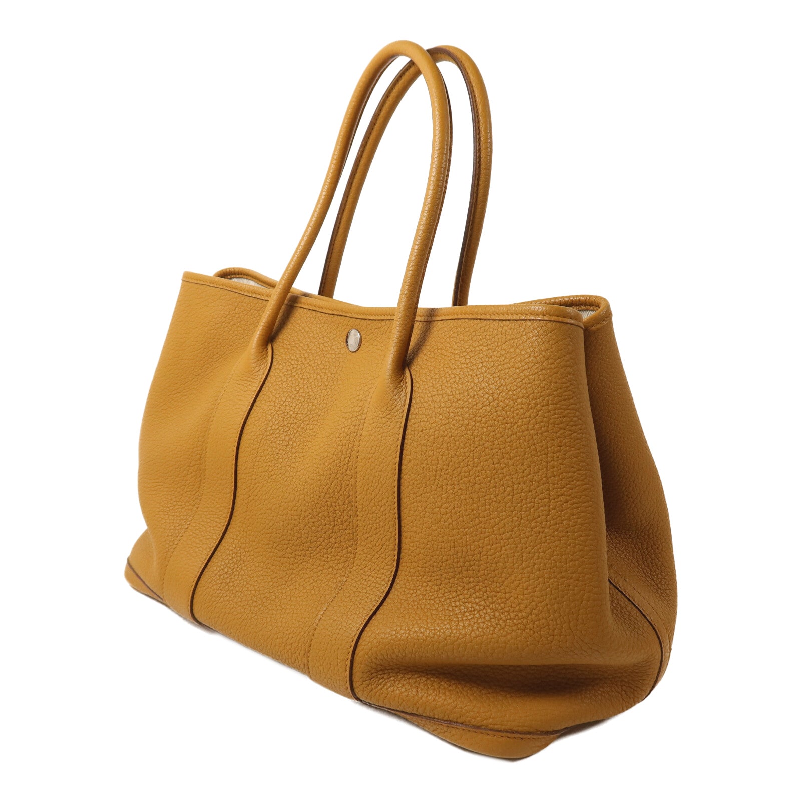 HERMES Negonda皮革Garden Party PM手挽袋Sesame