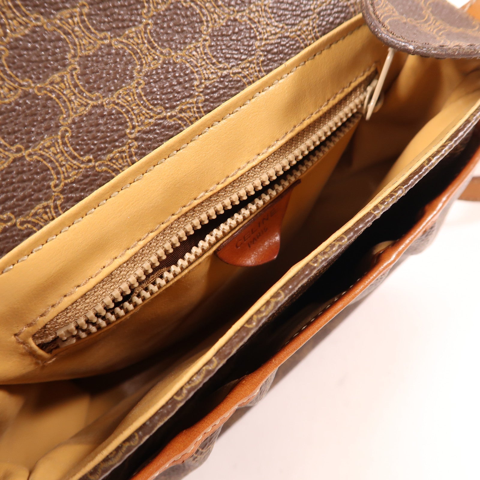 CELINE 塗層帆布Shoulder Bag肩背袋