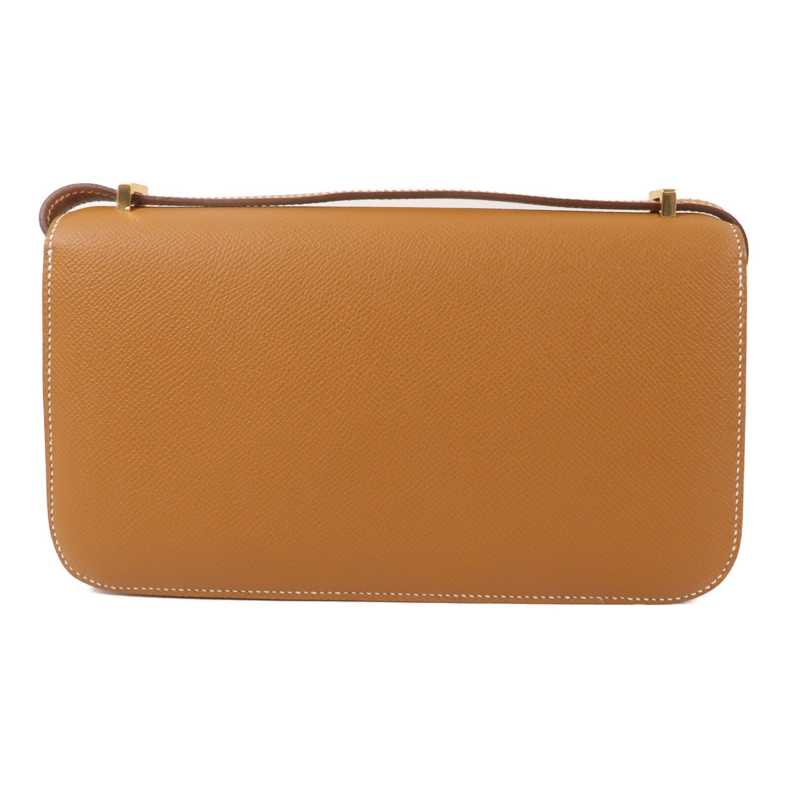HERMES Epsom皮革Constance Elan肩背袋Gold