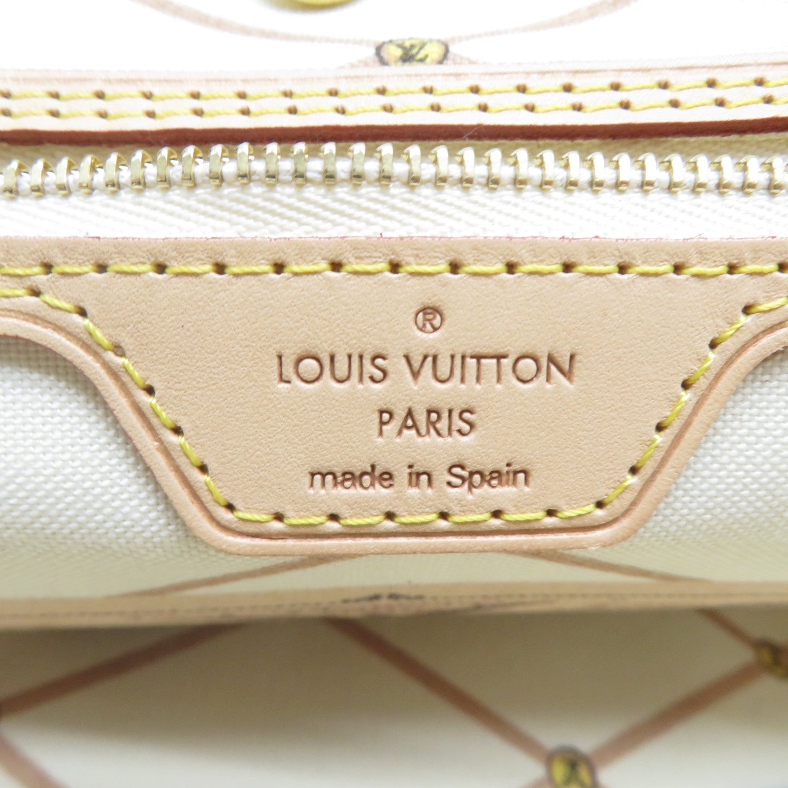 LOUIS VUITTON Monogram Summer Trunk Neverfull MM金扣肩背袋啡色