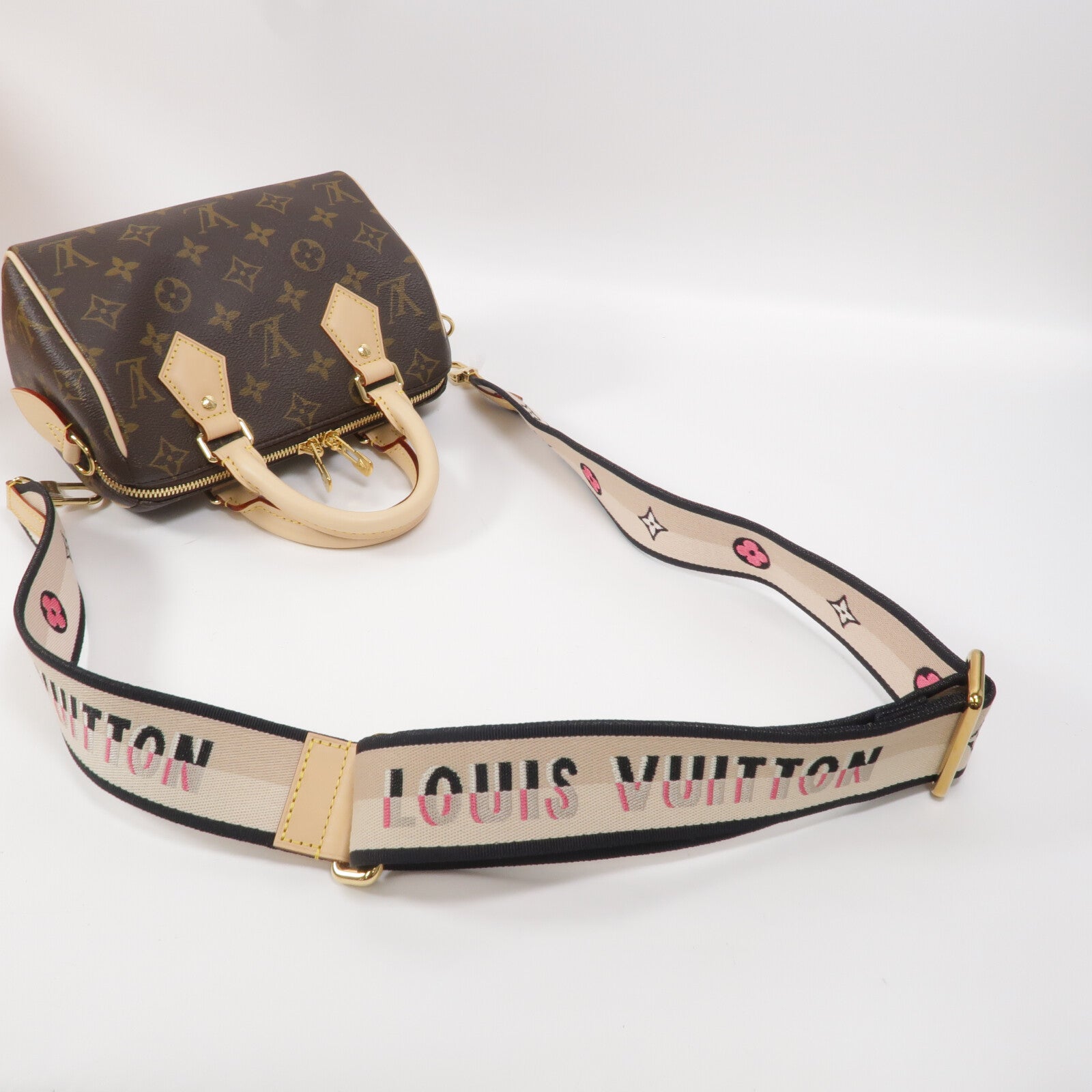 LOUIS VUITTON Monogram Speedy Bandouliere 20手挽肩背兩用袋