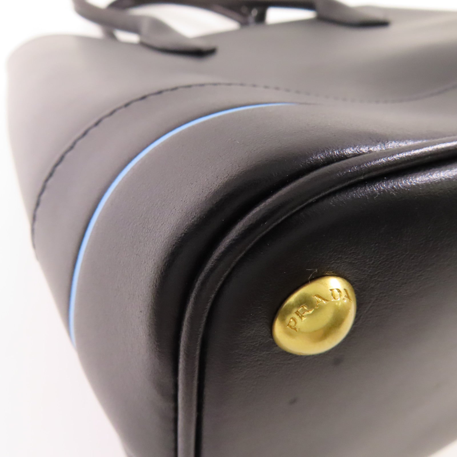 PRADA 牛皮皮革2 Way Bag金扣手挽肩背兩用袋
