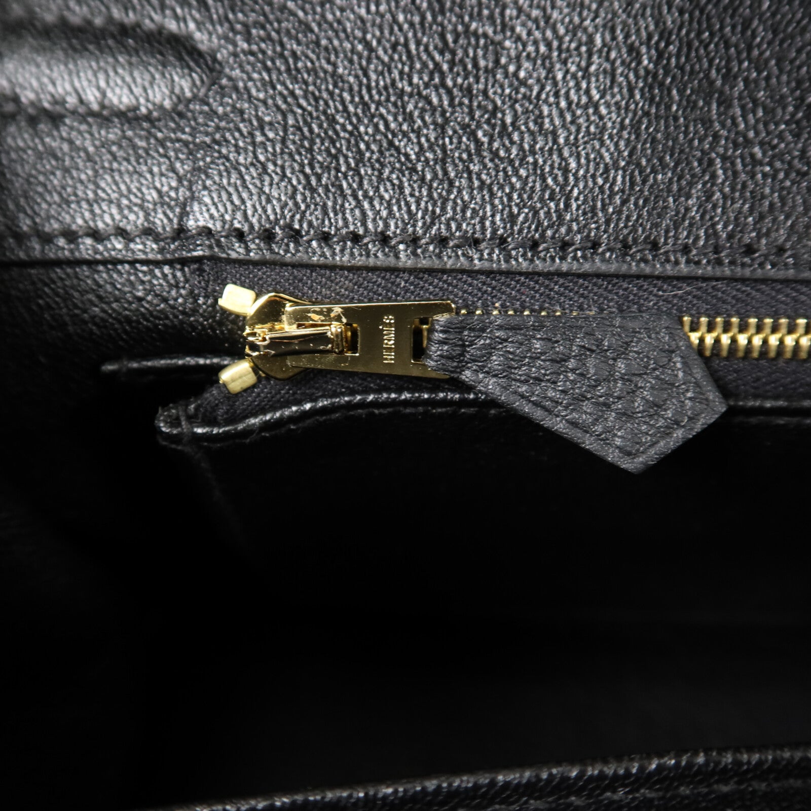 HERMES Togo皮革Birkin 25手挽袋Noir