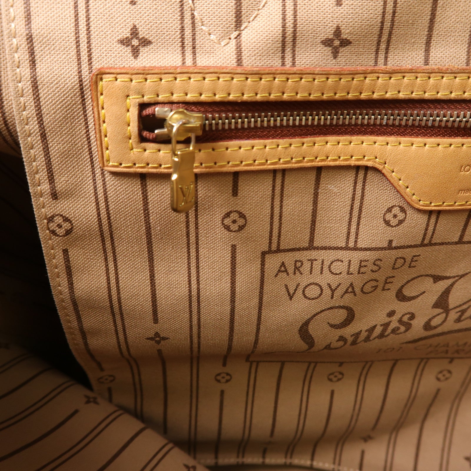 LOUIS VUITTON Monogram Neverfull GM Tote Bag金扣肩背袋